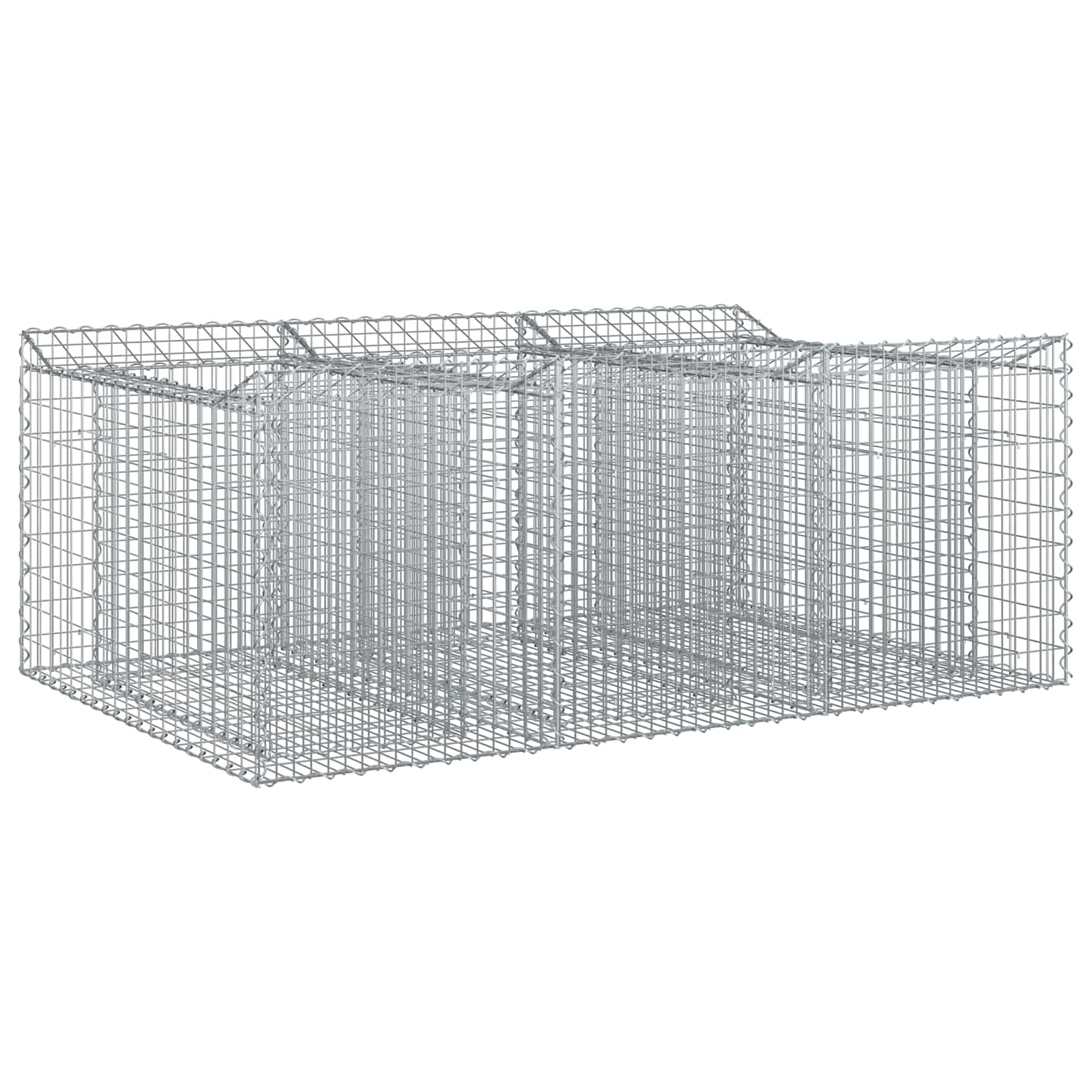 Gabion Kohotettu Peti Hopea
