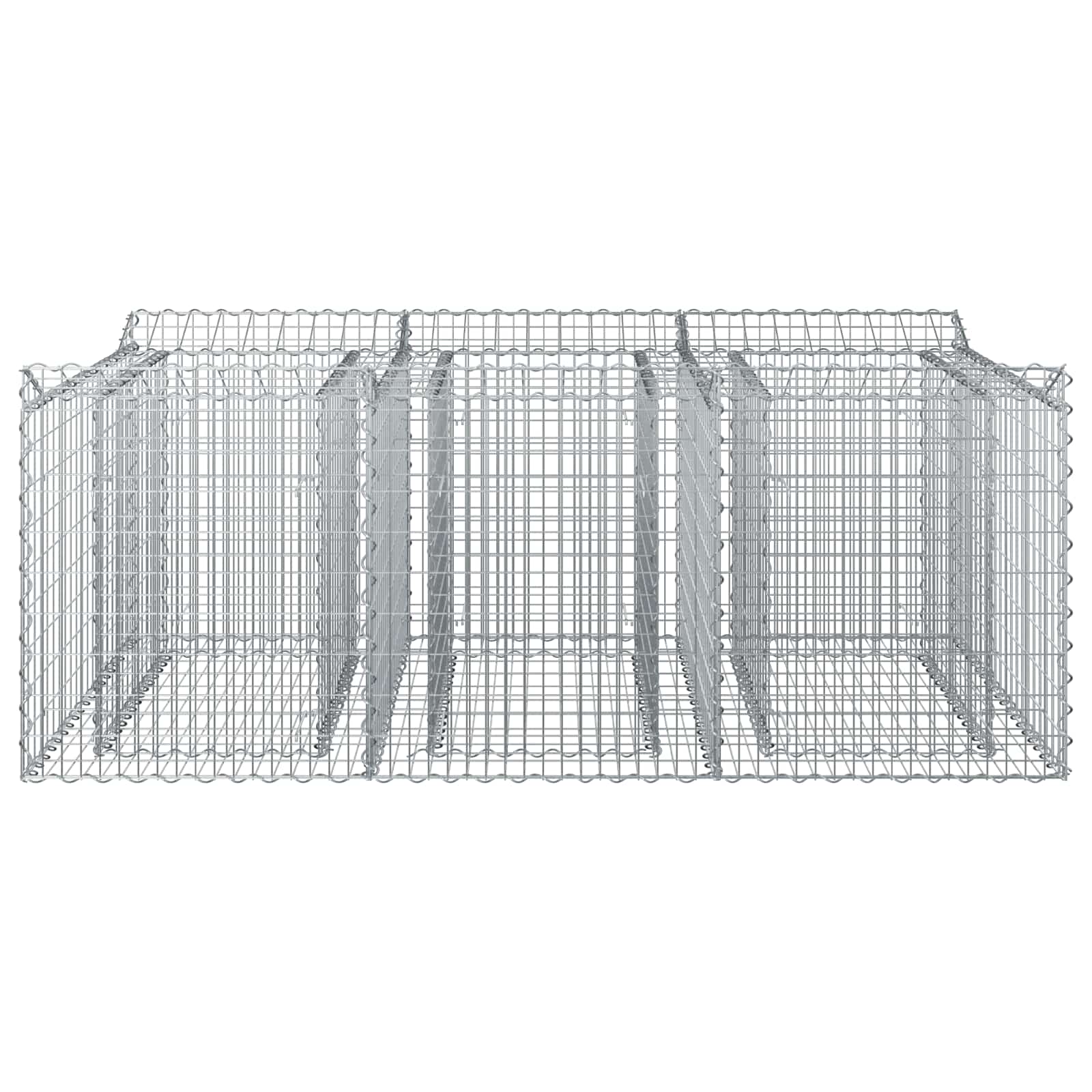 Gabion Kohotettu Peti Hopea