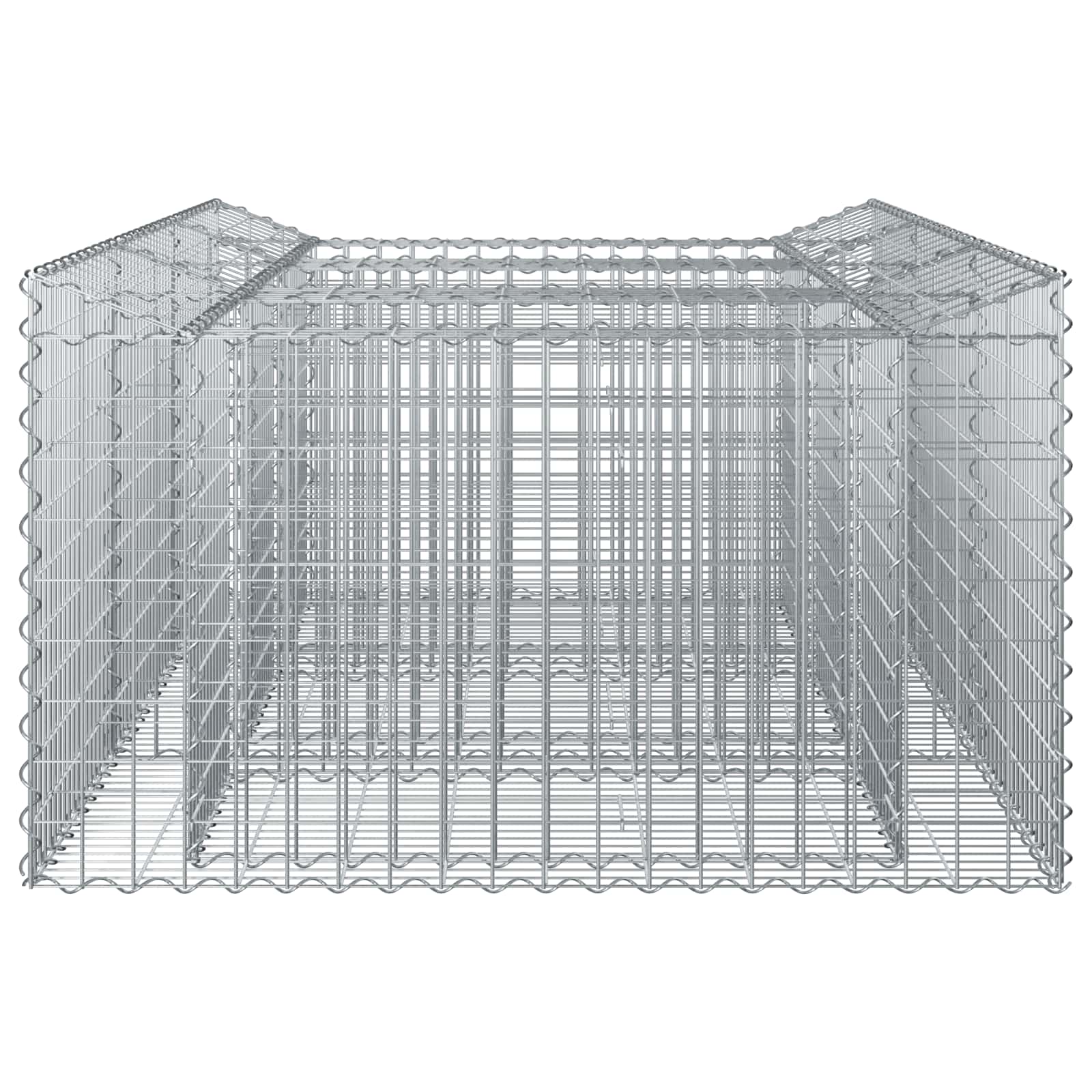 Gabion Kohotettu Peti Hopea
