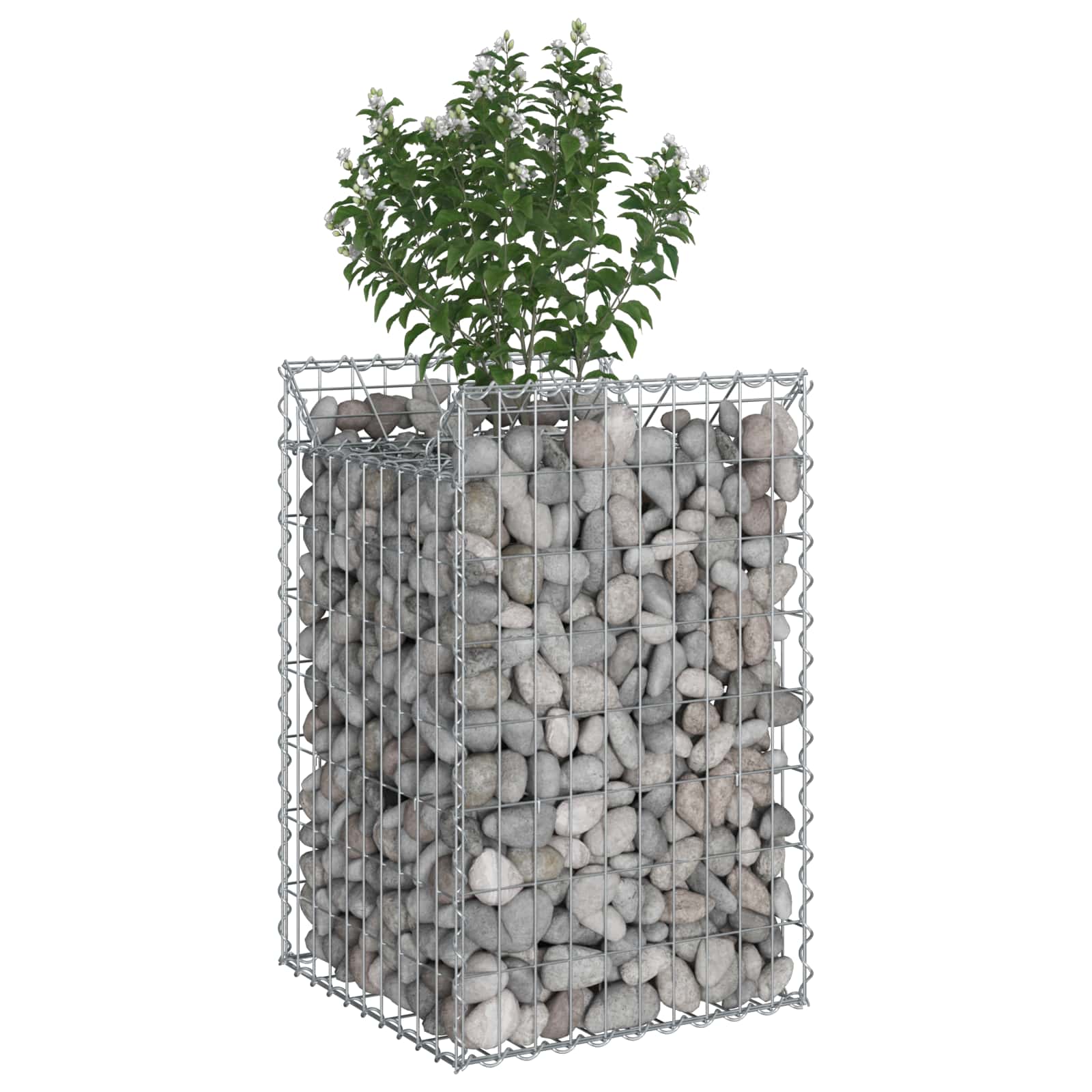 Gabion Kohotettu Peti Hopea