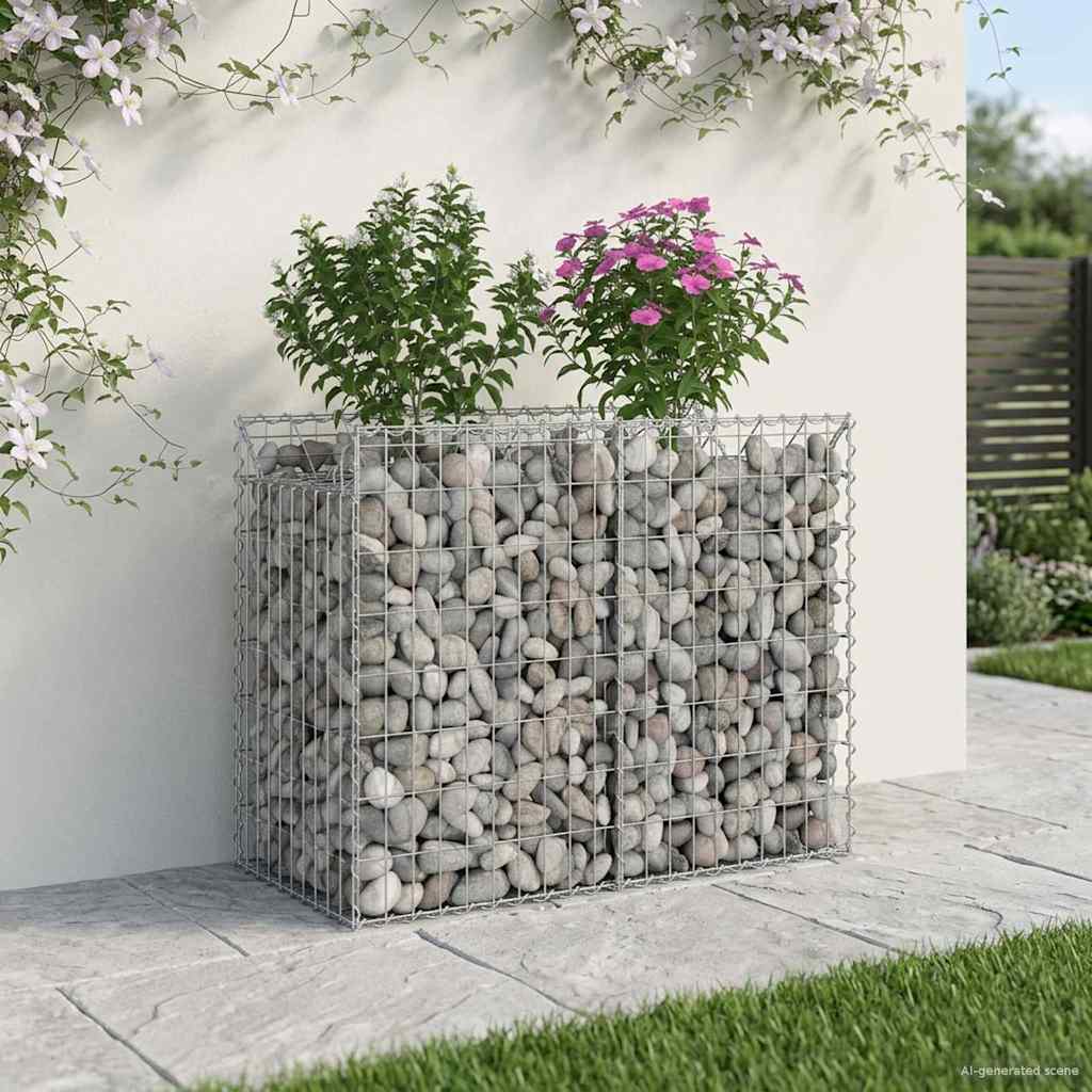 Gabion Kohotettu Peti Hopea