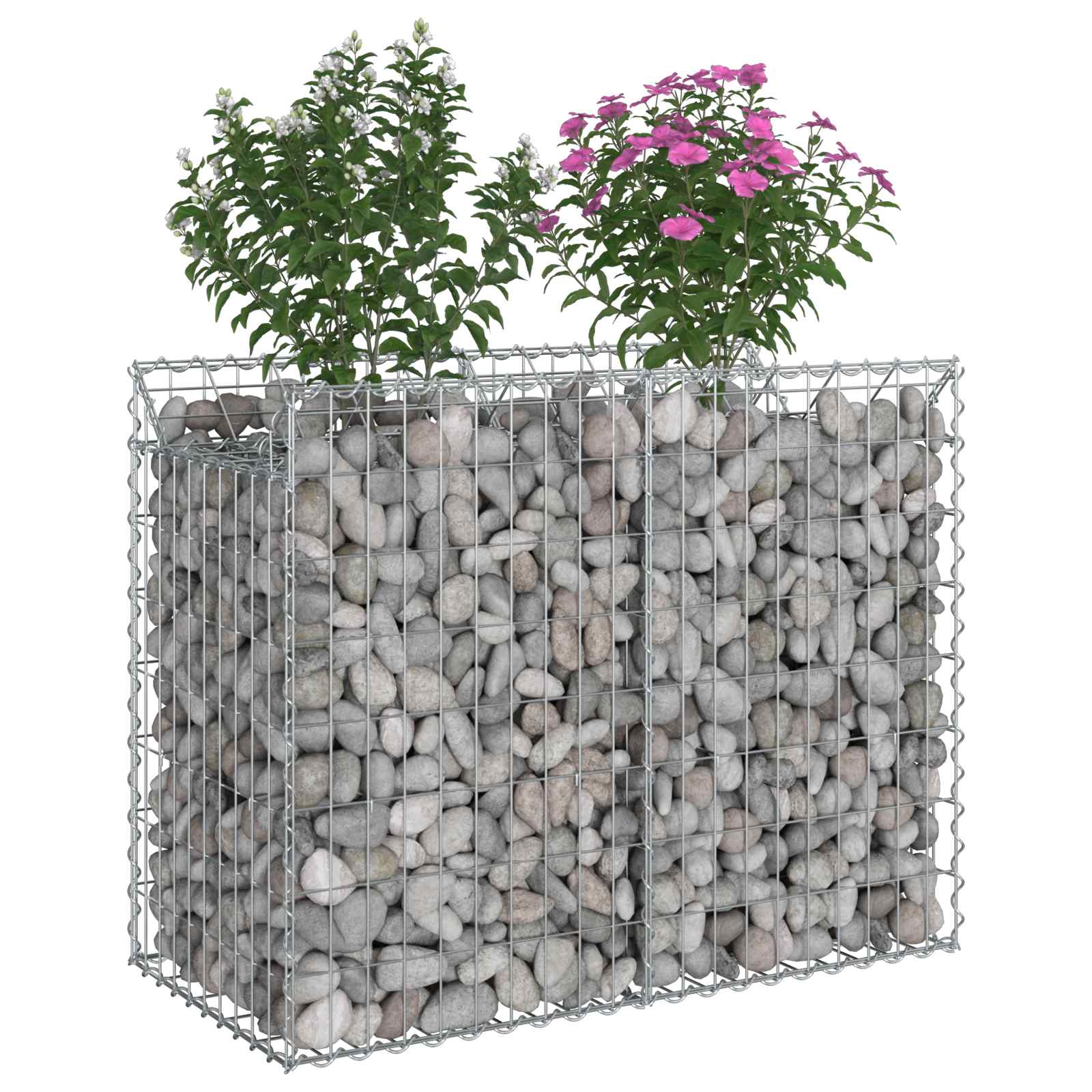 Gabion Kohotettu Peti Hopea