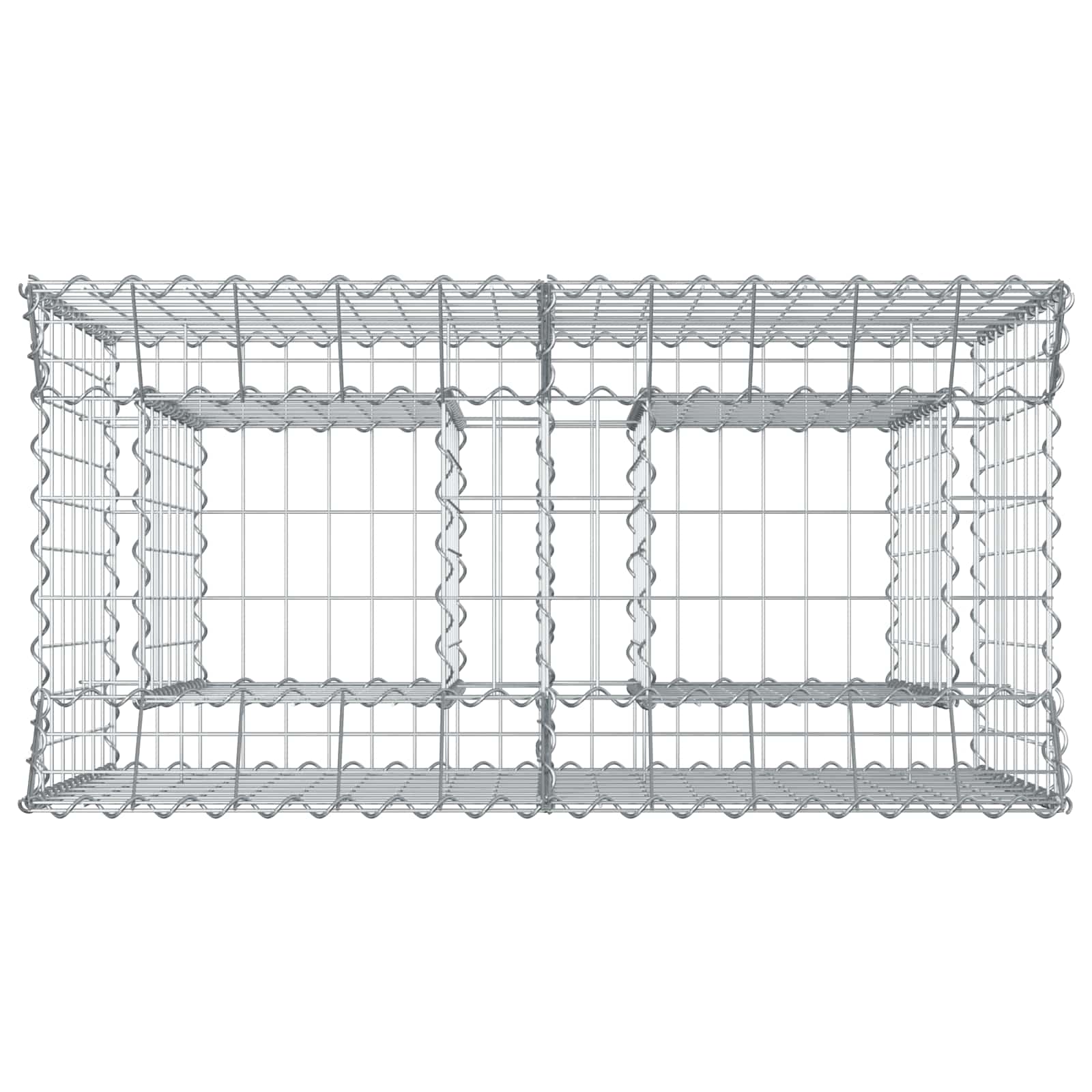 Gabion Kohotettu Peti Hopea