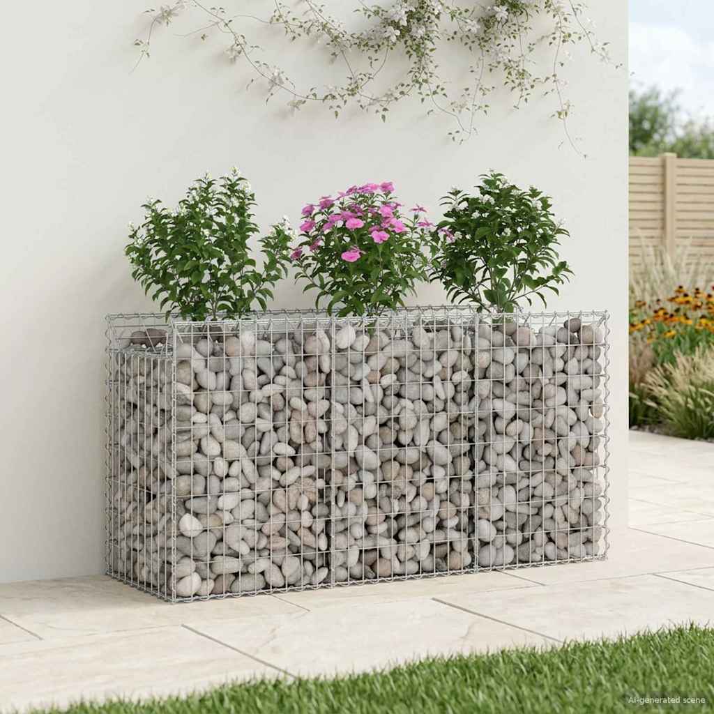 Gabion Kohotettu Peti Hopea