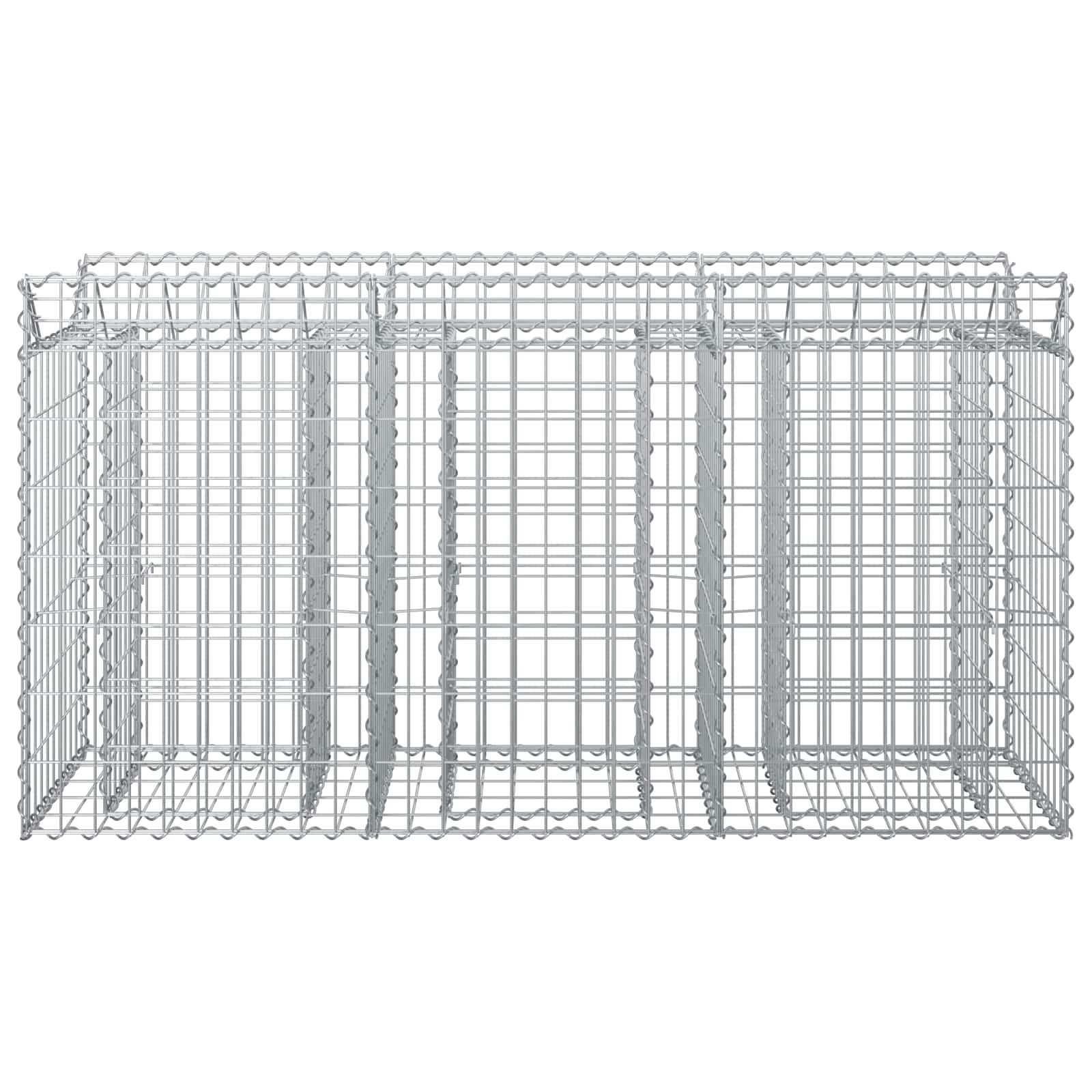 Gabion Kohotettu Peti Hopea