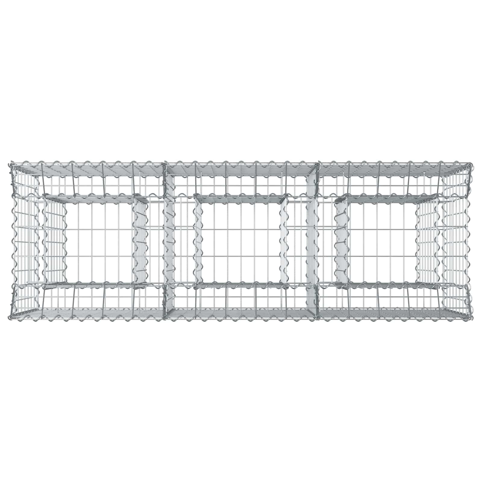 Gabion Kohotettu Peti Hopea