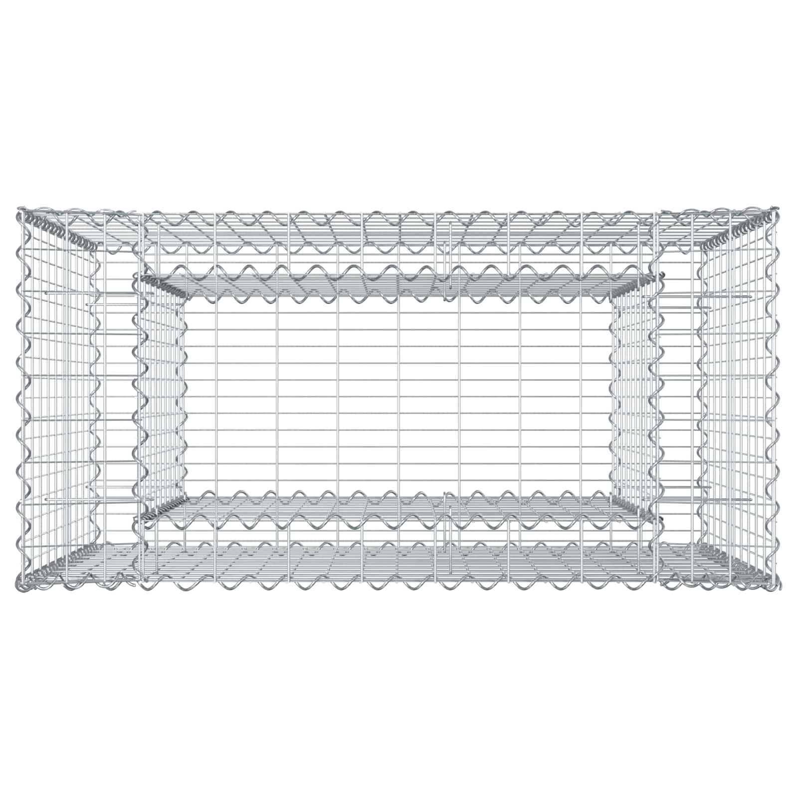 Gabion Kohotettu Peti Hopea