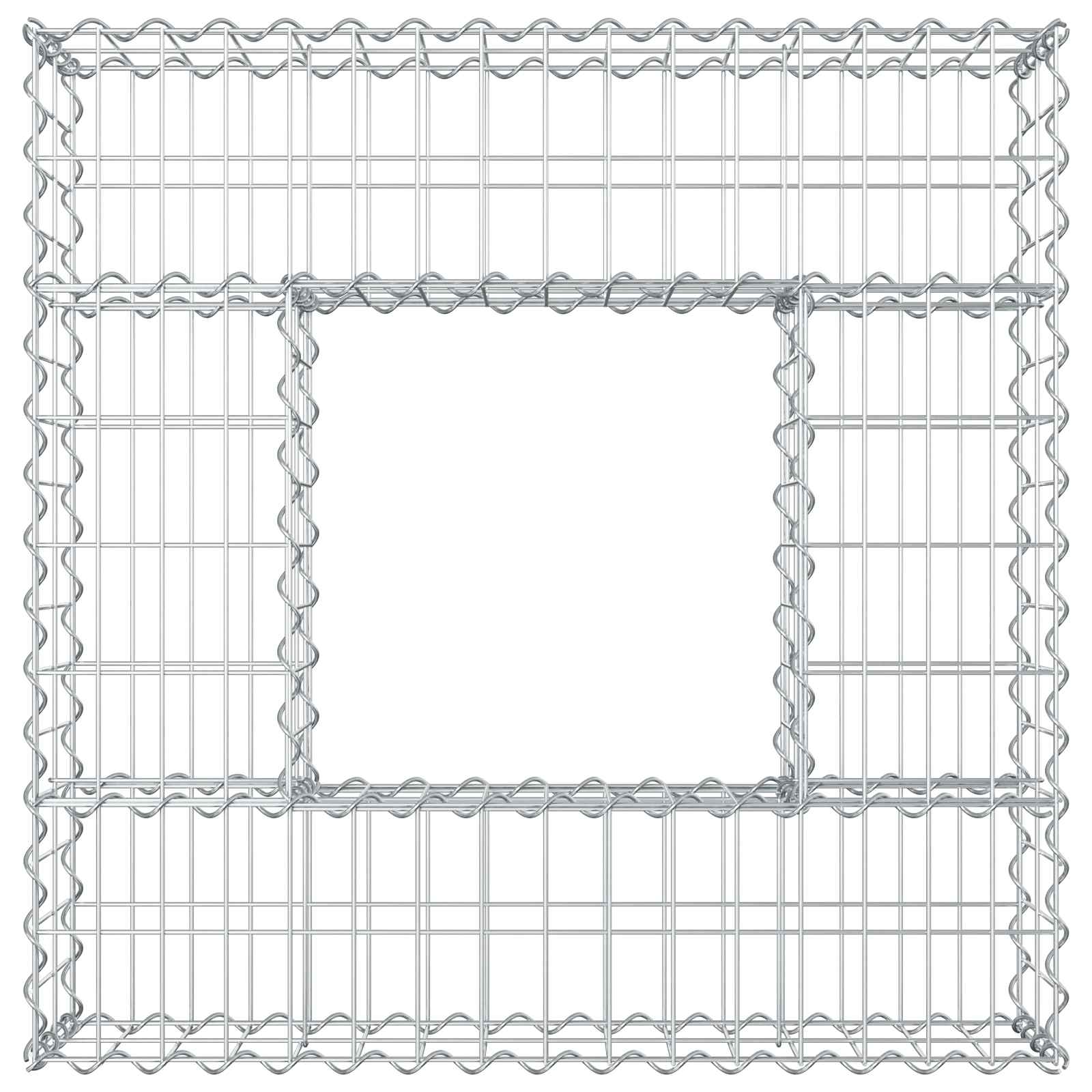 Gabion Kohotettu Peti Hopea