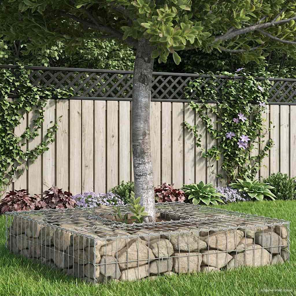 Gabion Kohotettu Peti Hopea