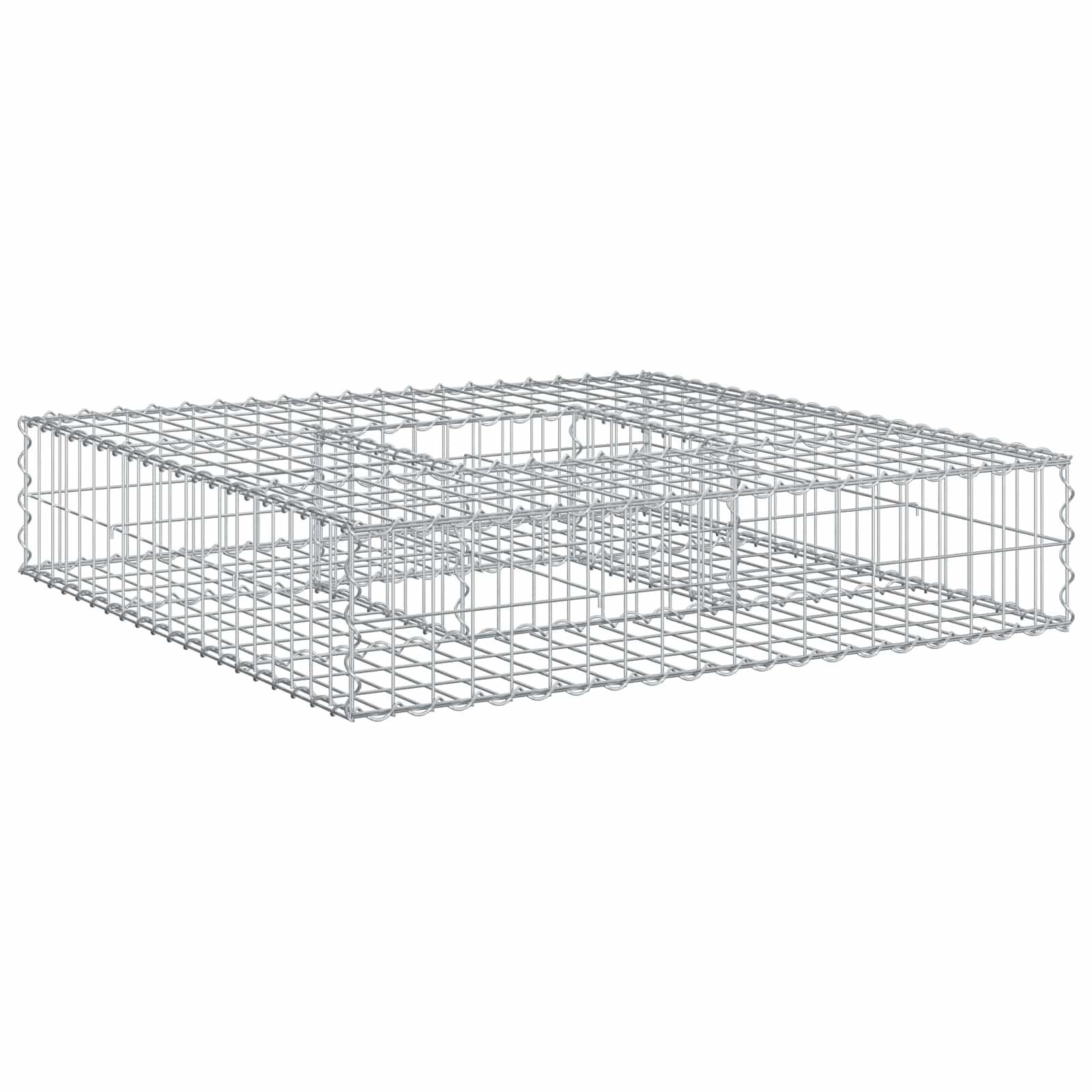 Gabion Kohotettu Peti Hopea