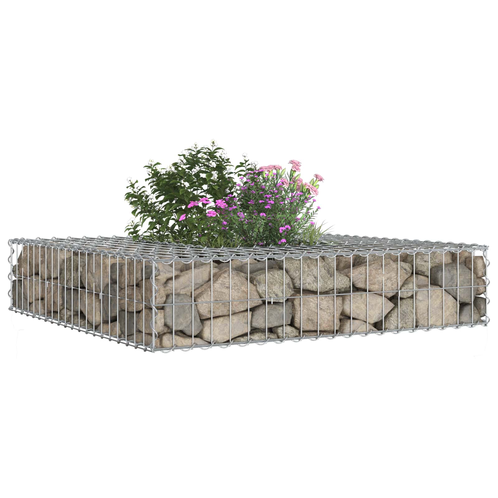Gabion Kohotettu Peti Hopea