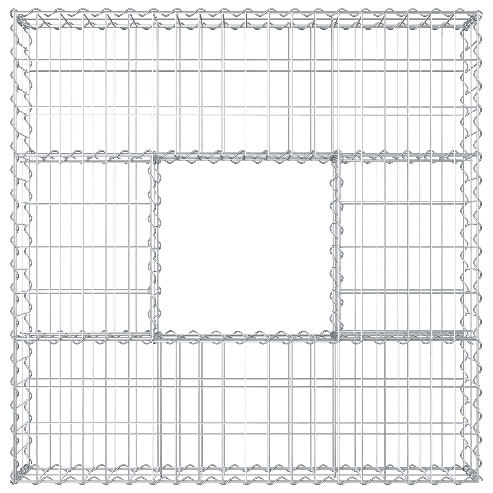 Gabion Kohotettu Peti Hopea