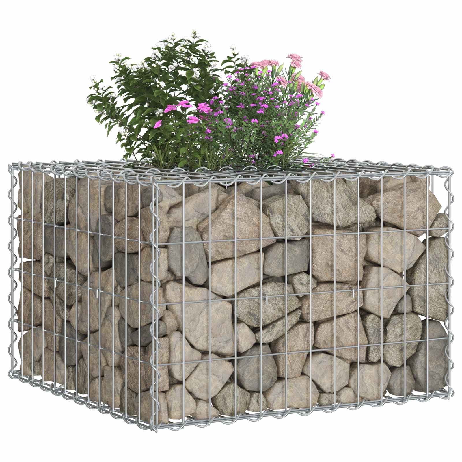 Gabion Kohotettu Peti Hopea