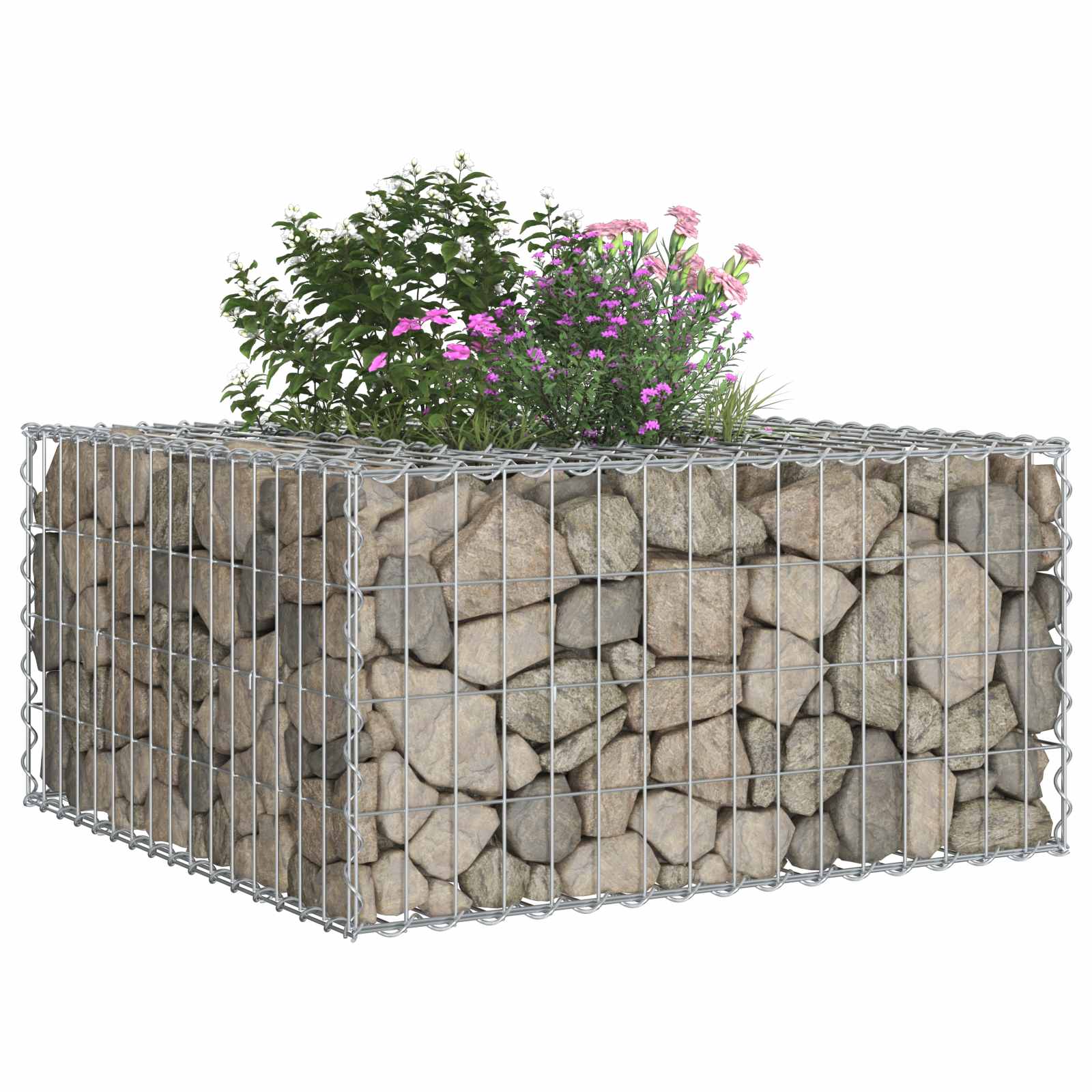 Gabion Kohotettu Peti Hopea