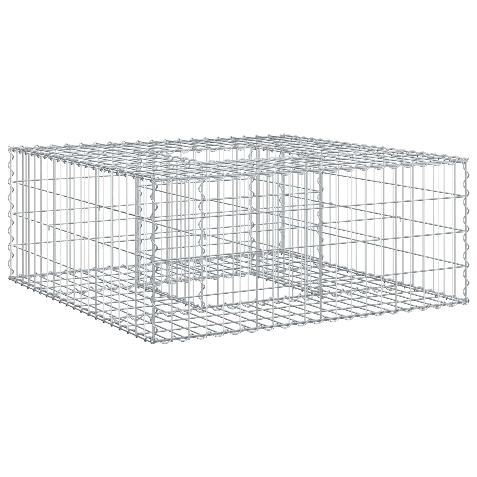 Gabion Kohotettu Peti Hopea