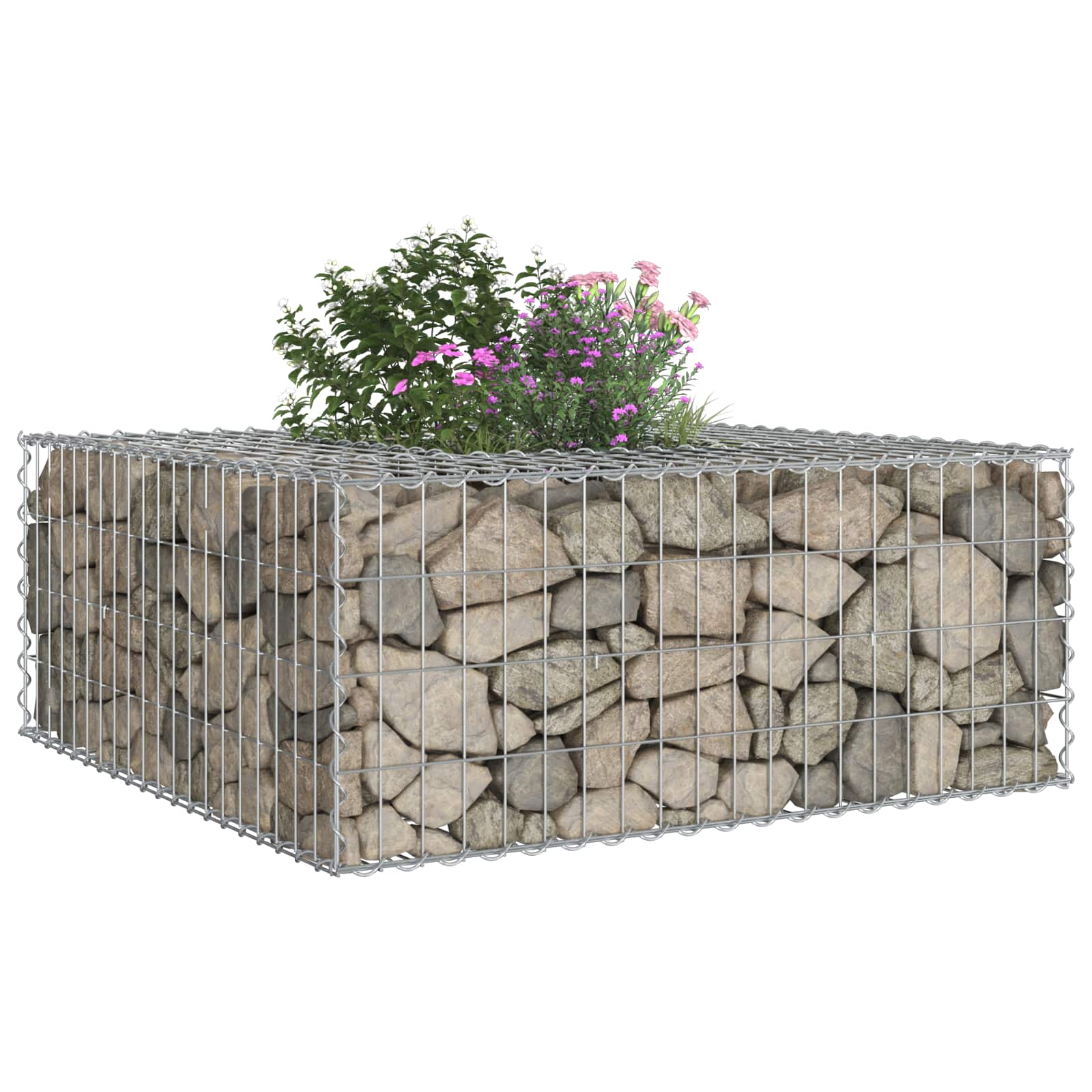Gabion Kohotettu Peti Hopea