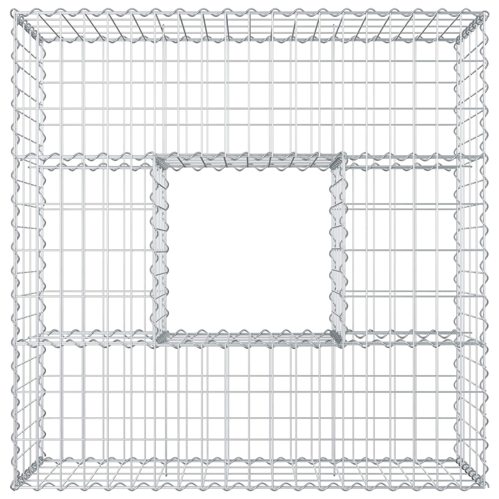 Gabion Kohotettu Peti Hopea