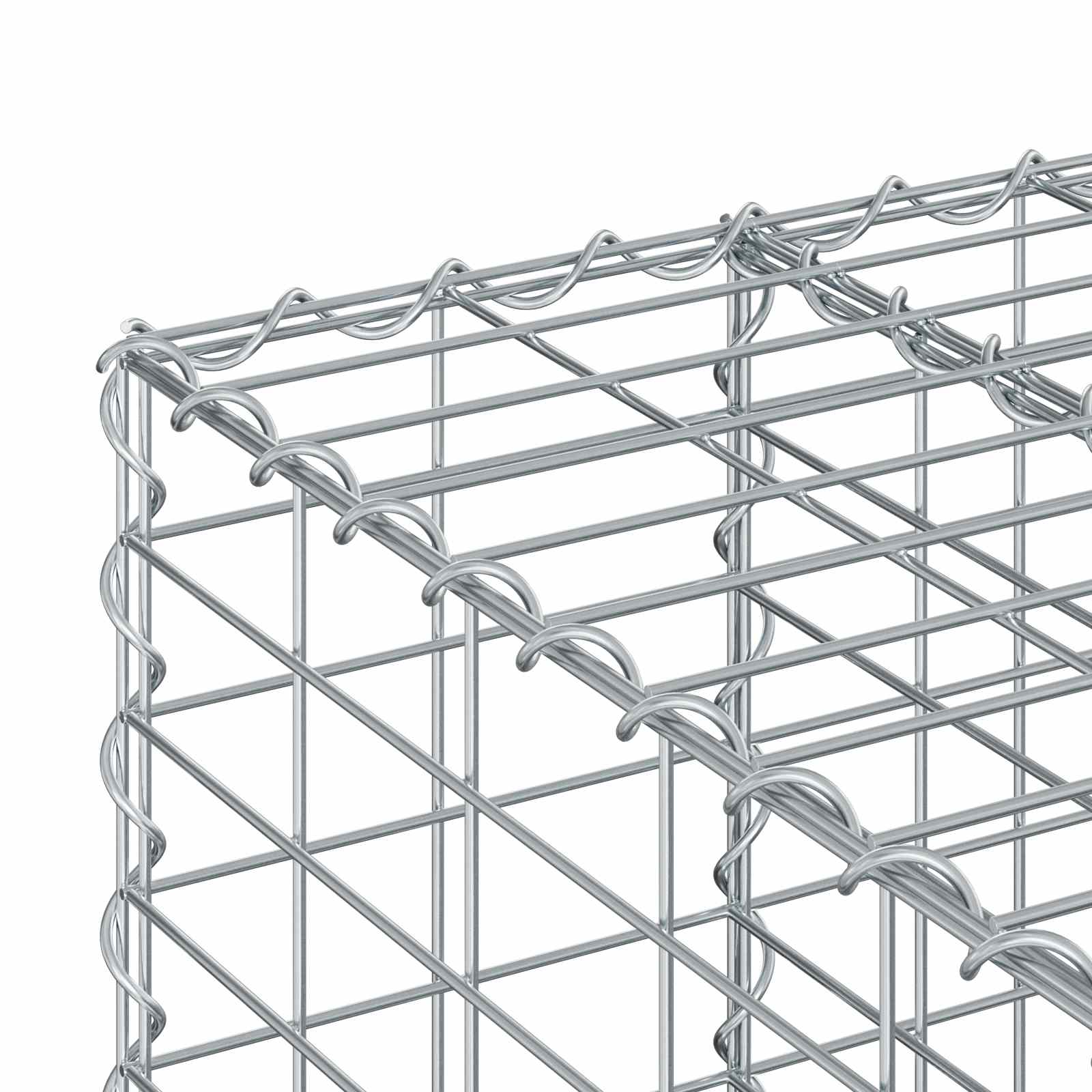 Gabion Kohotettu Peti Hopea