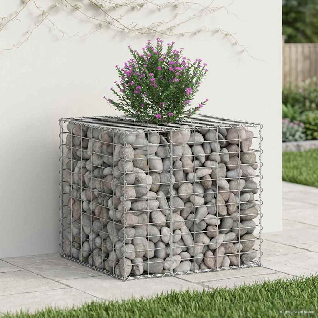 Gabion Kohotettu Peti Hopea