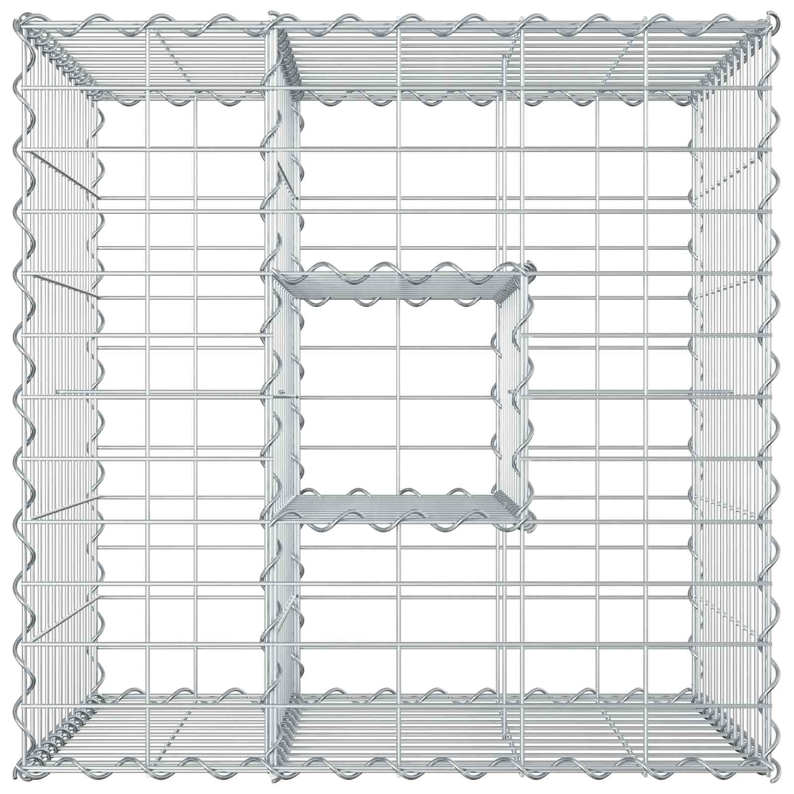 Gabion Kohotettu Peti Hopea