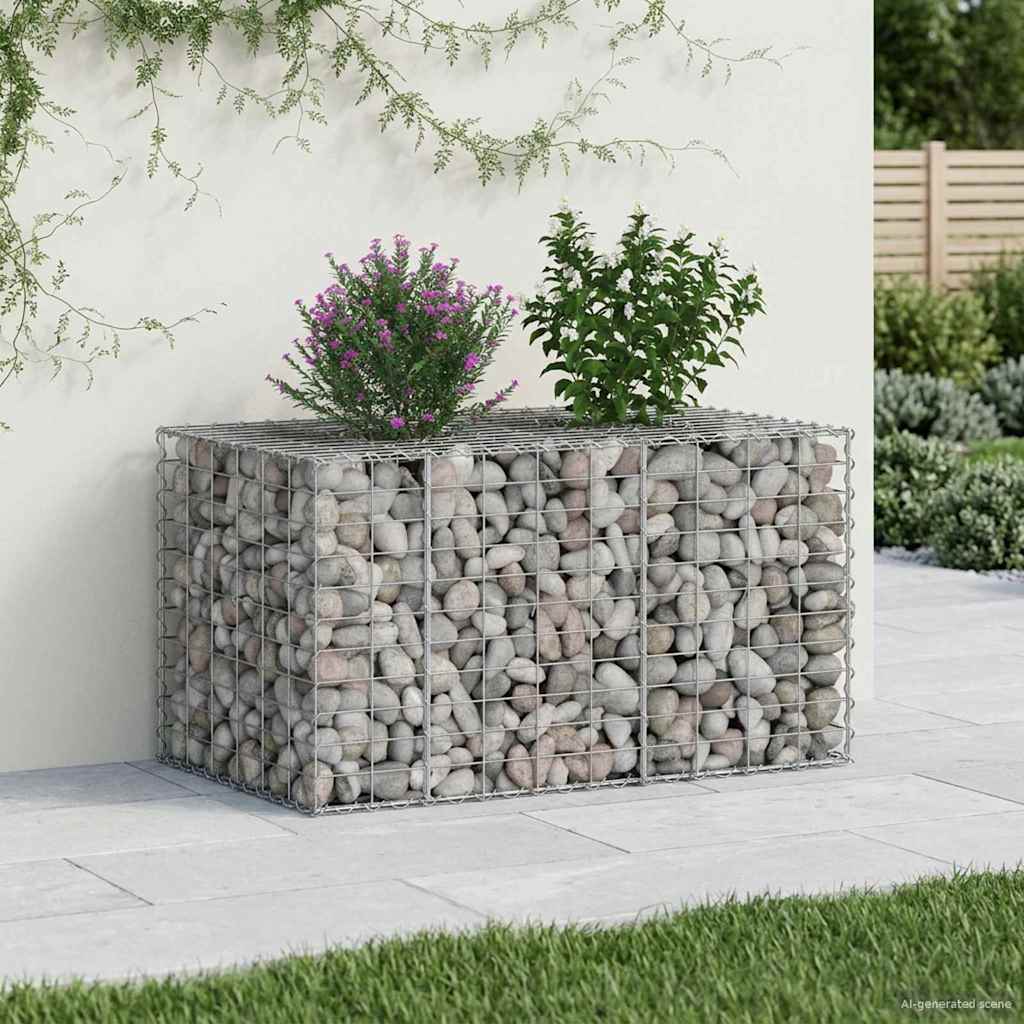Gabion Kohotettu Peti Hopea
