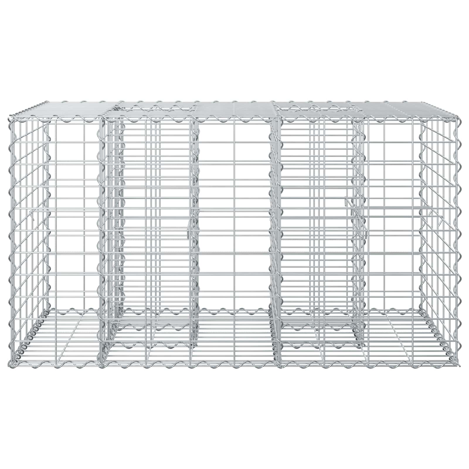 Gabion Kohotettu Peti Hopea