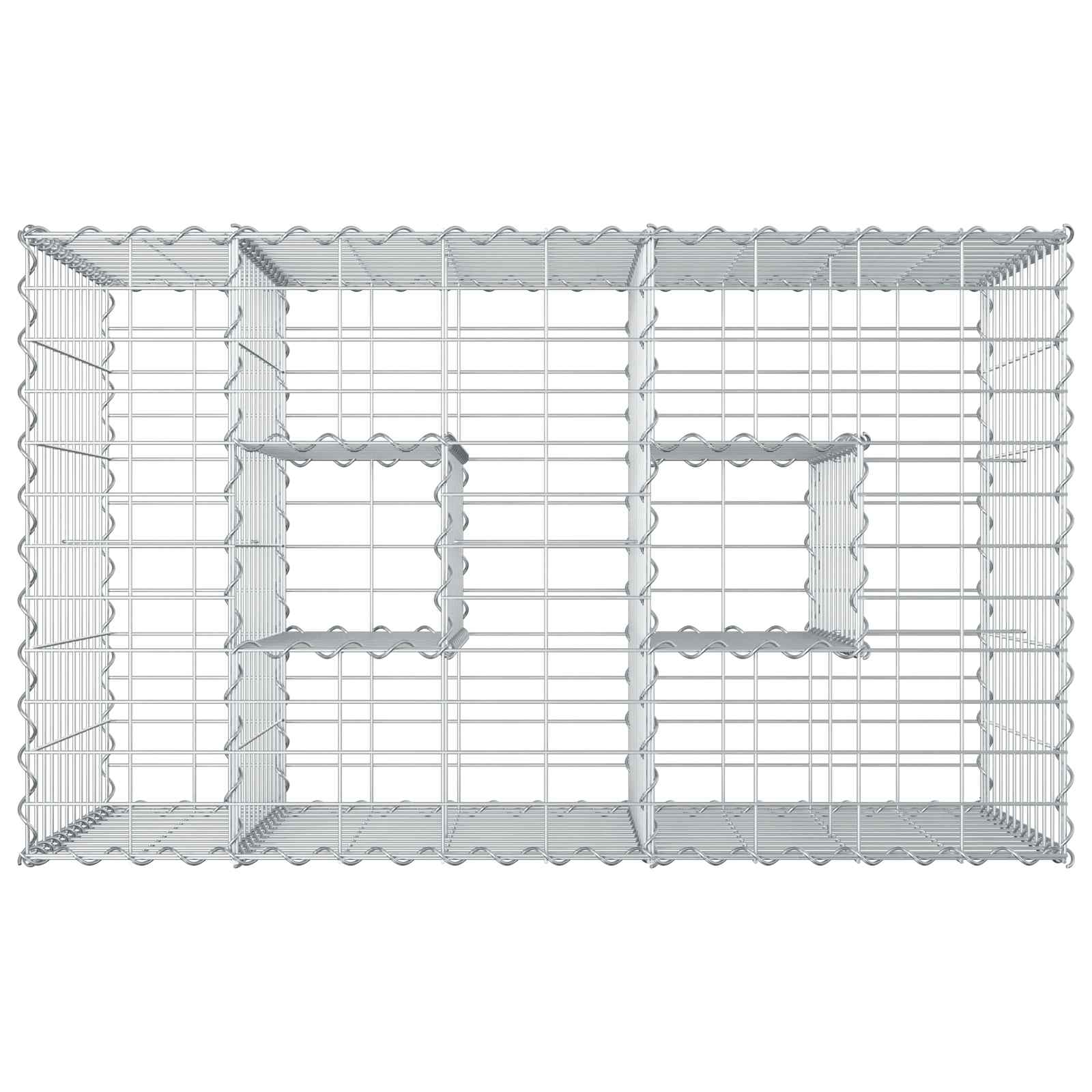 Gabion Kohotettu Peti Hopea