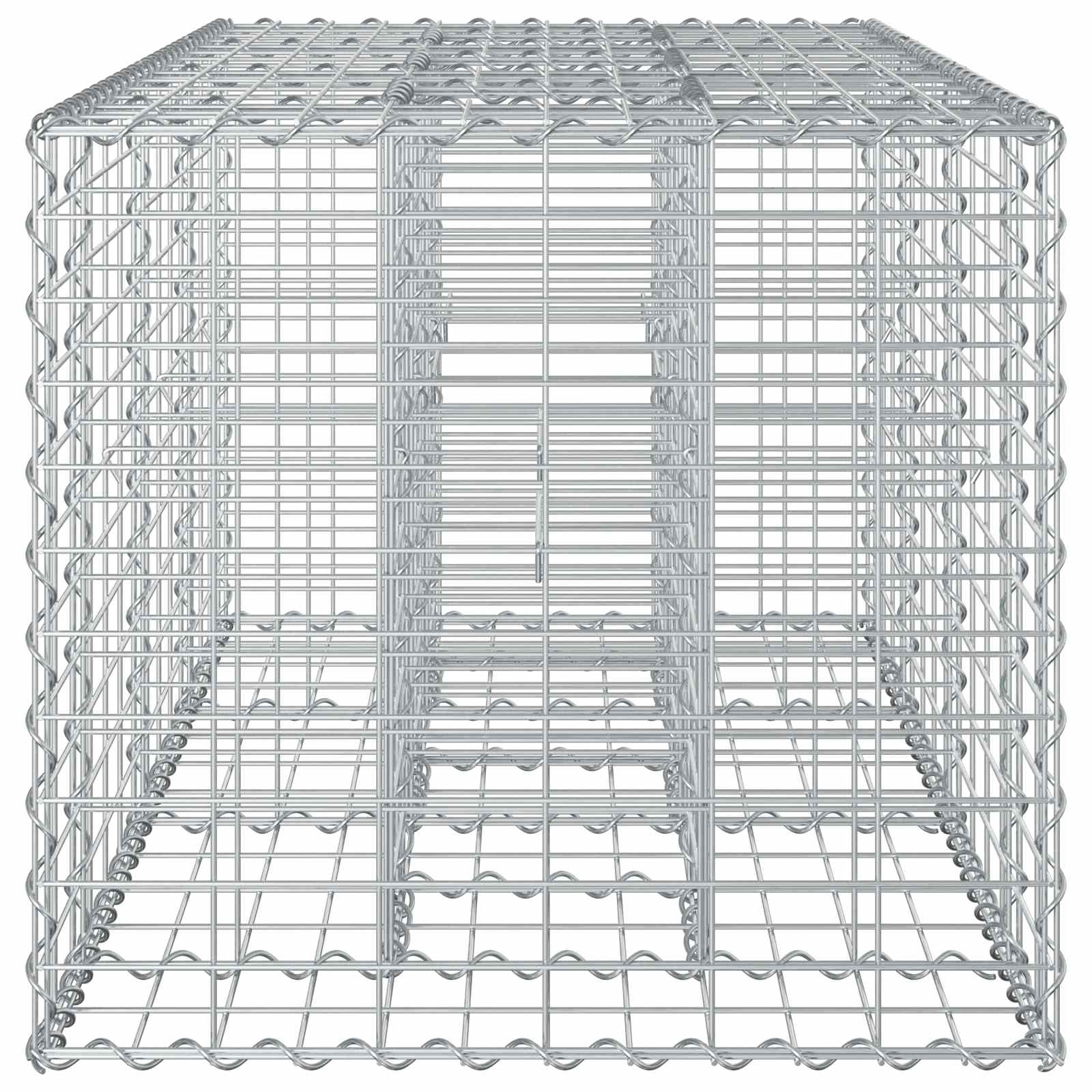 Gabion Kohotettu Peti Hopea
