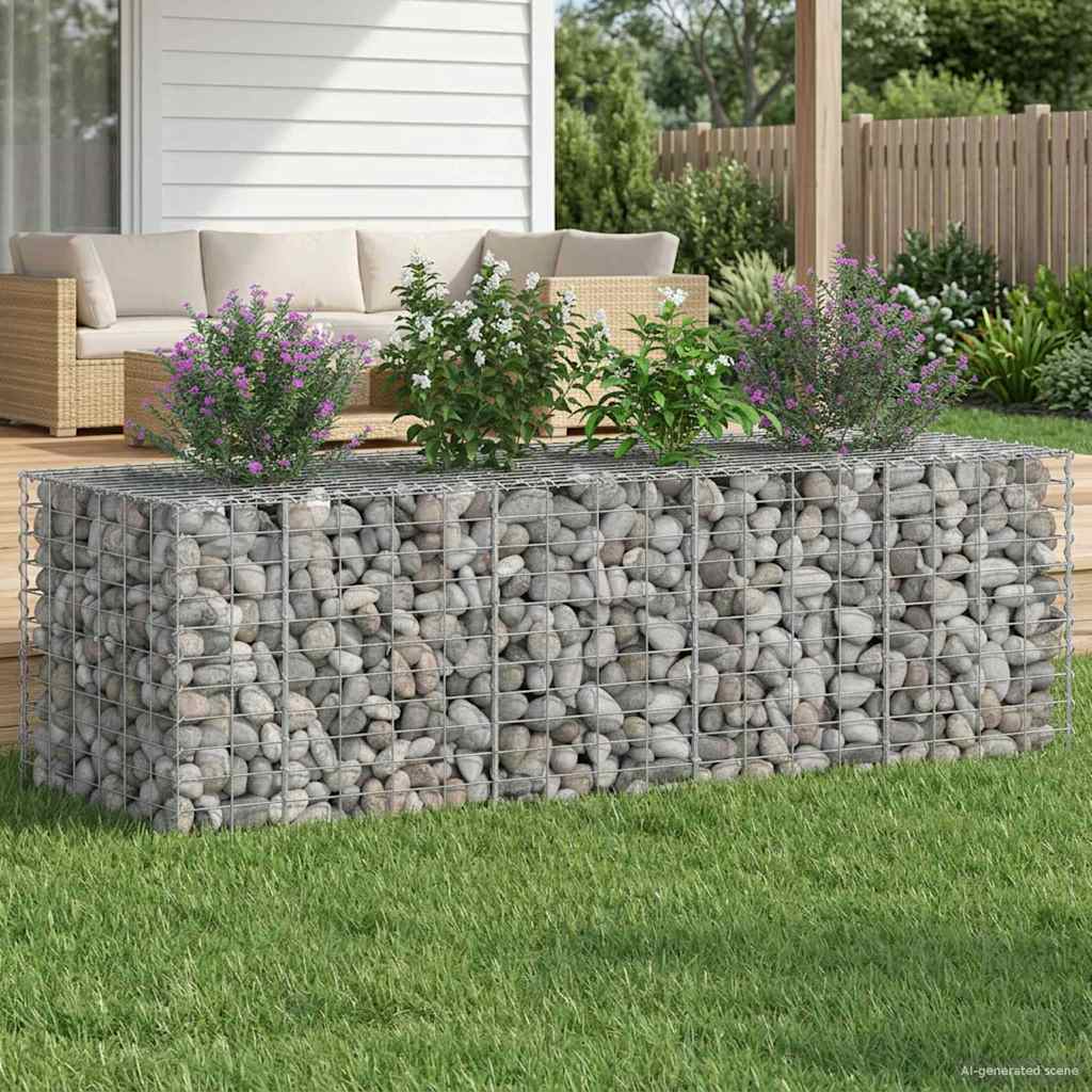 Gabion Kohotettu Peti Hopea