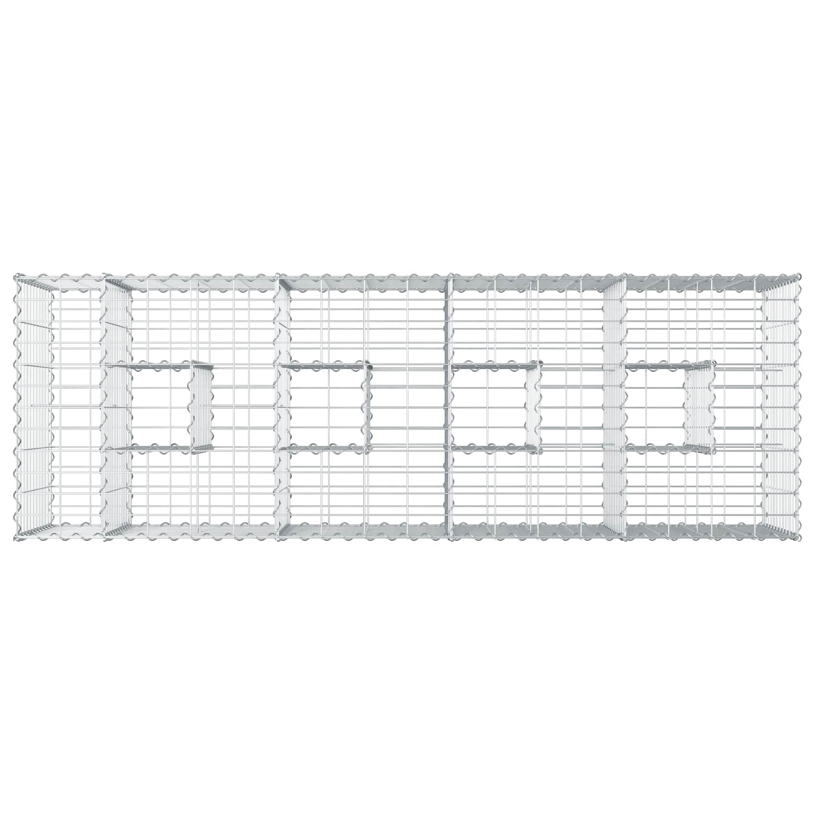Gabion Kohotettu Peti Hopea
