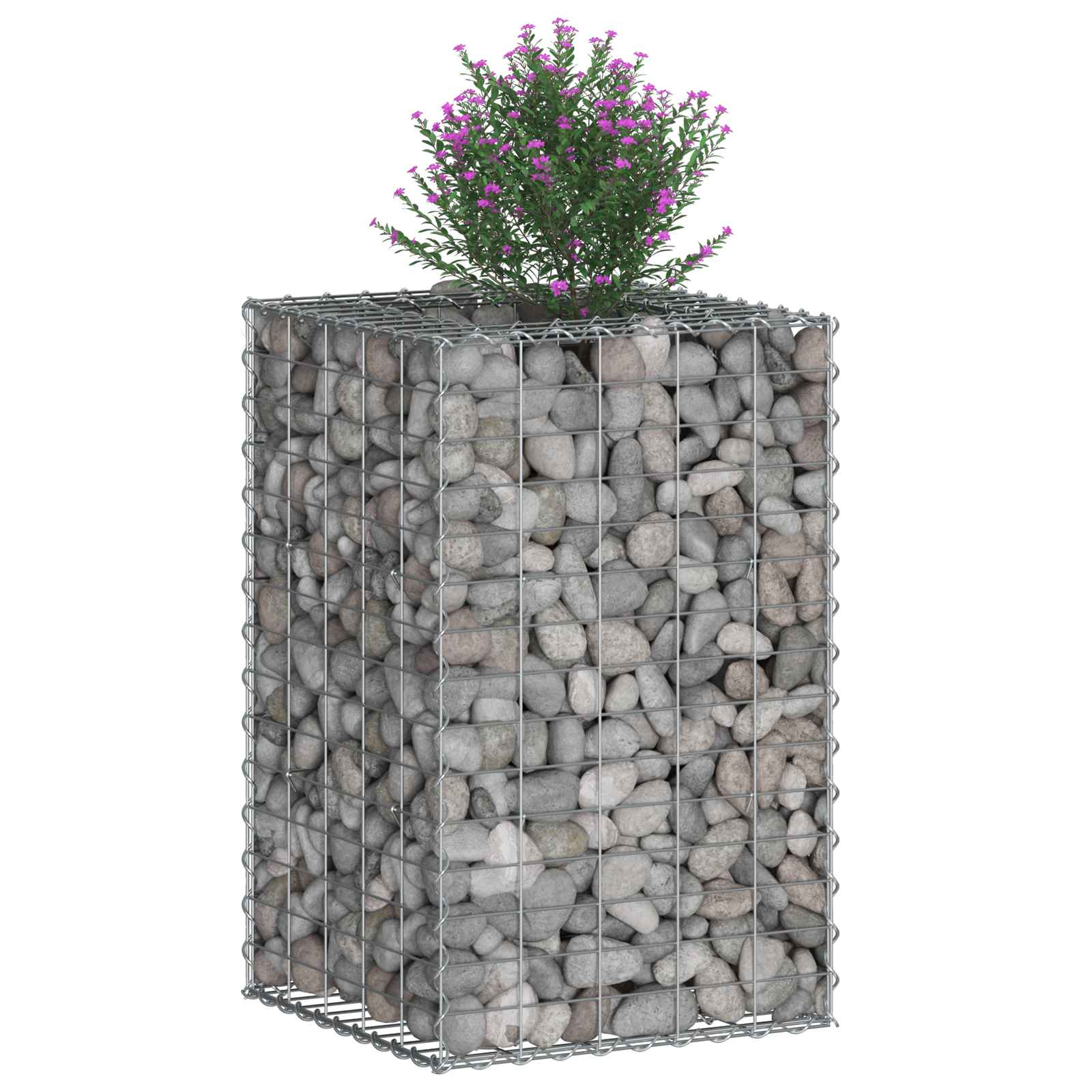 Gabion Kohotettu Peti Hopea