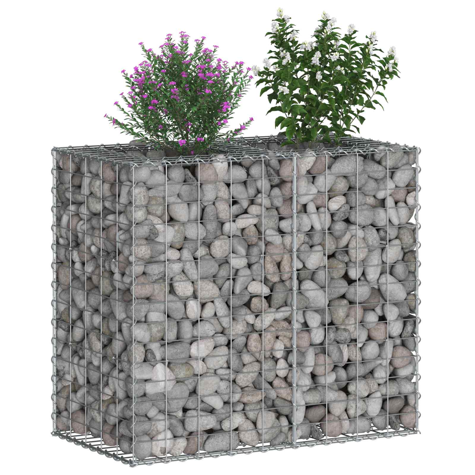 Gabion Kohotettu Peti Hopea