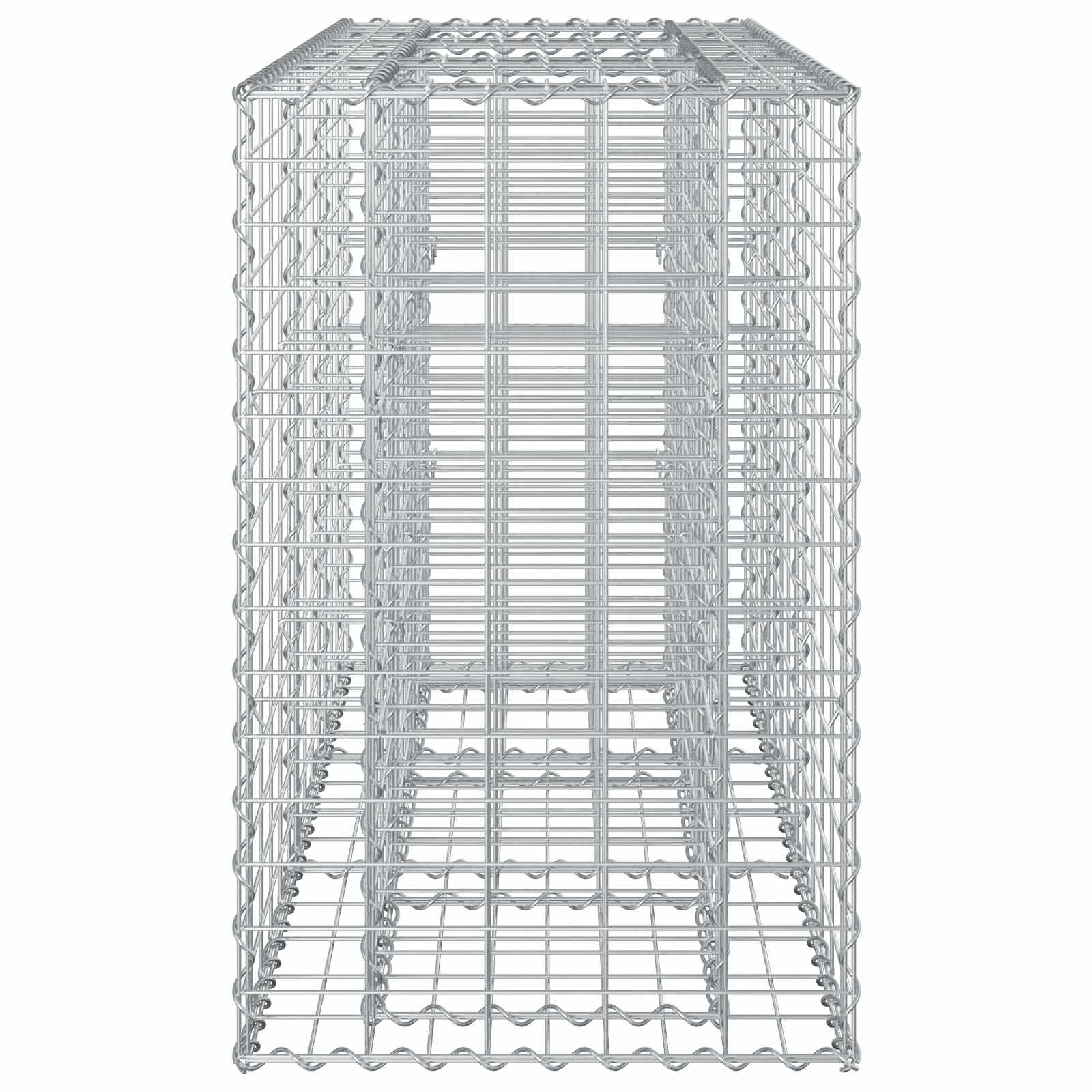 Gabion Kohotettu Peti Hopea