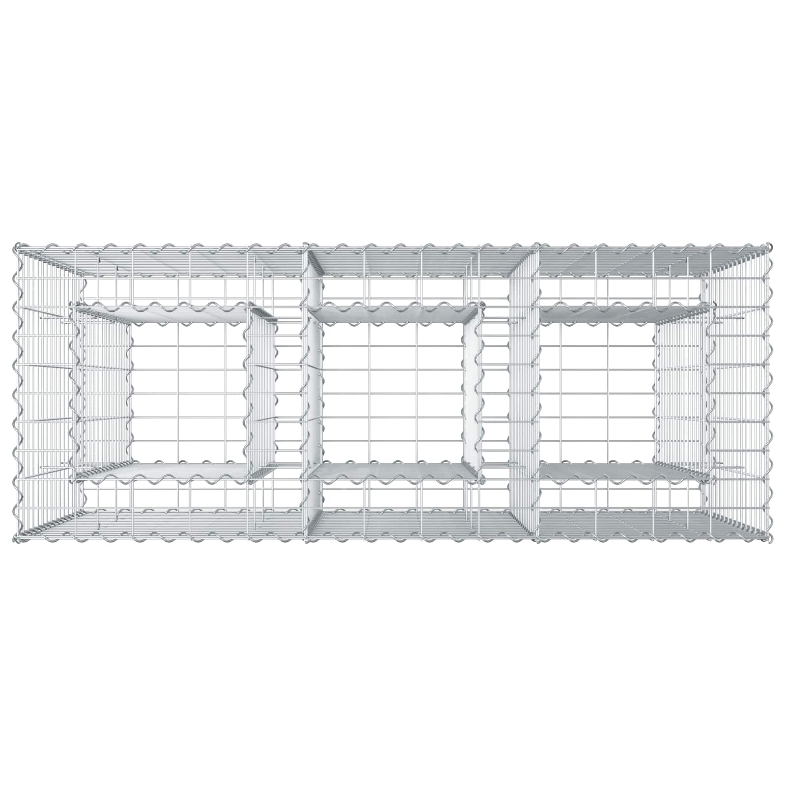 Gabion Kohotettu Peti Hopea
