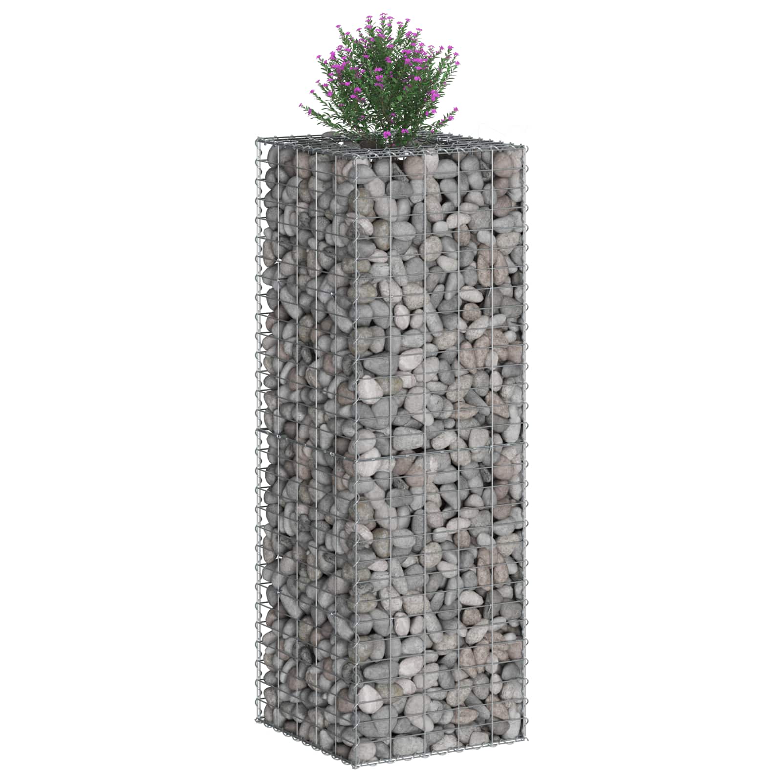 Gabion Kohotettu Peti Hopea