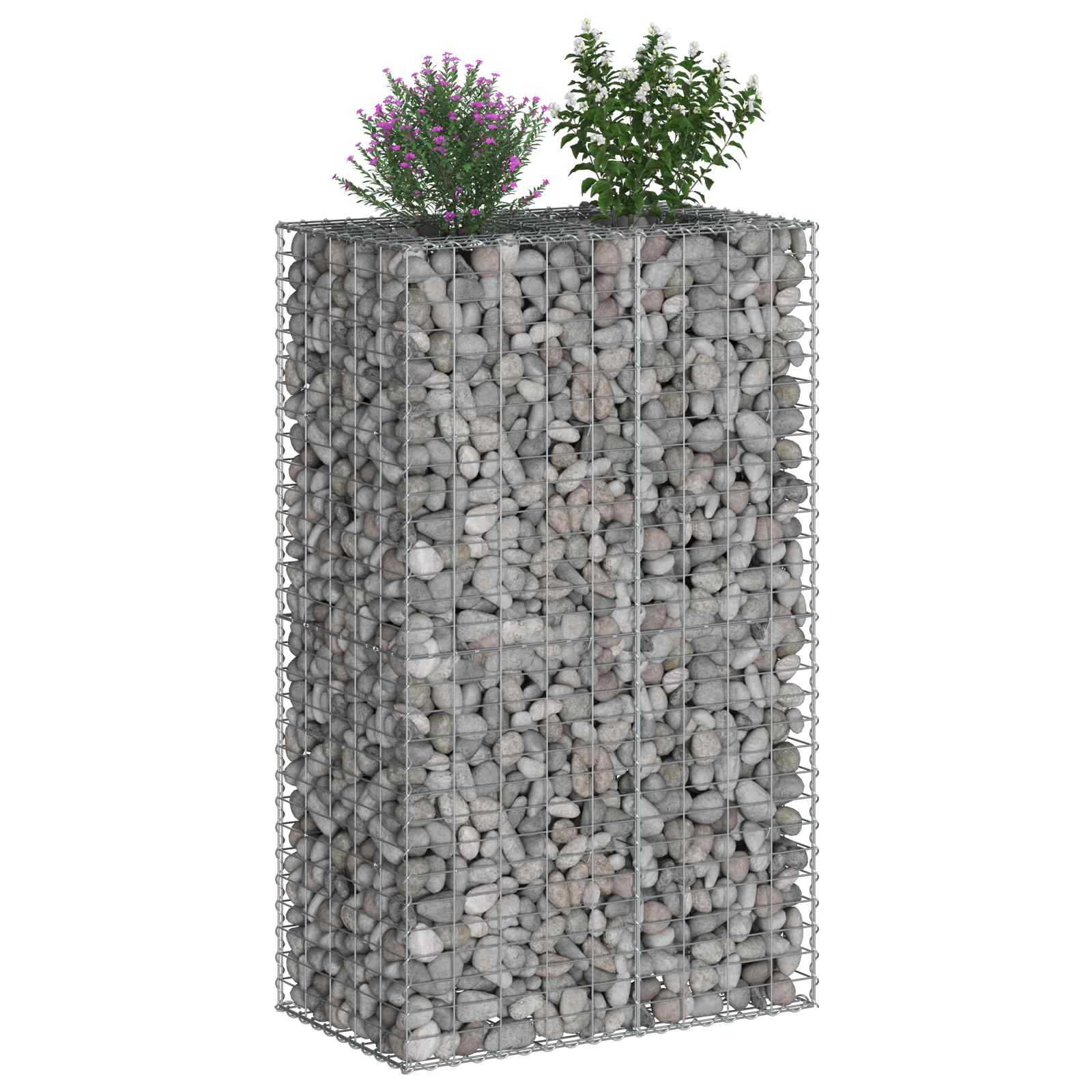 Gabion Kohotettu Peti Hopea