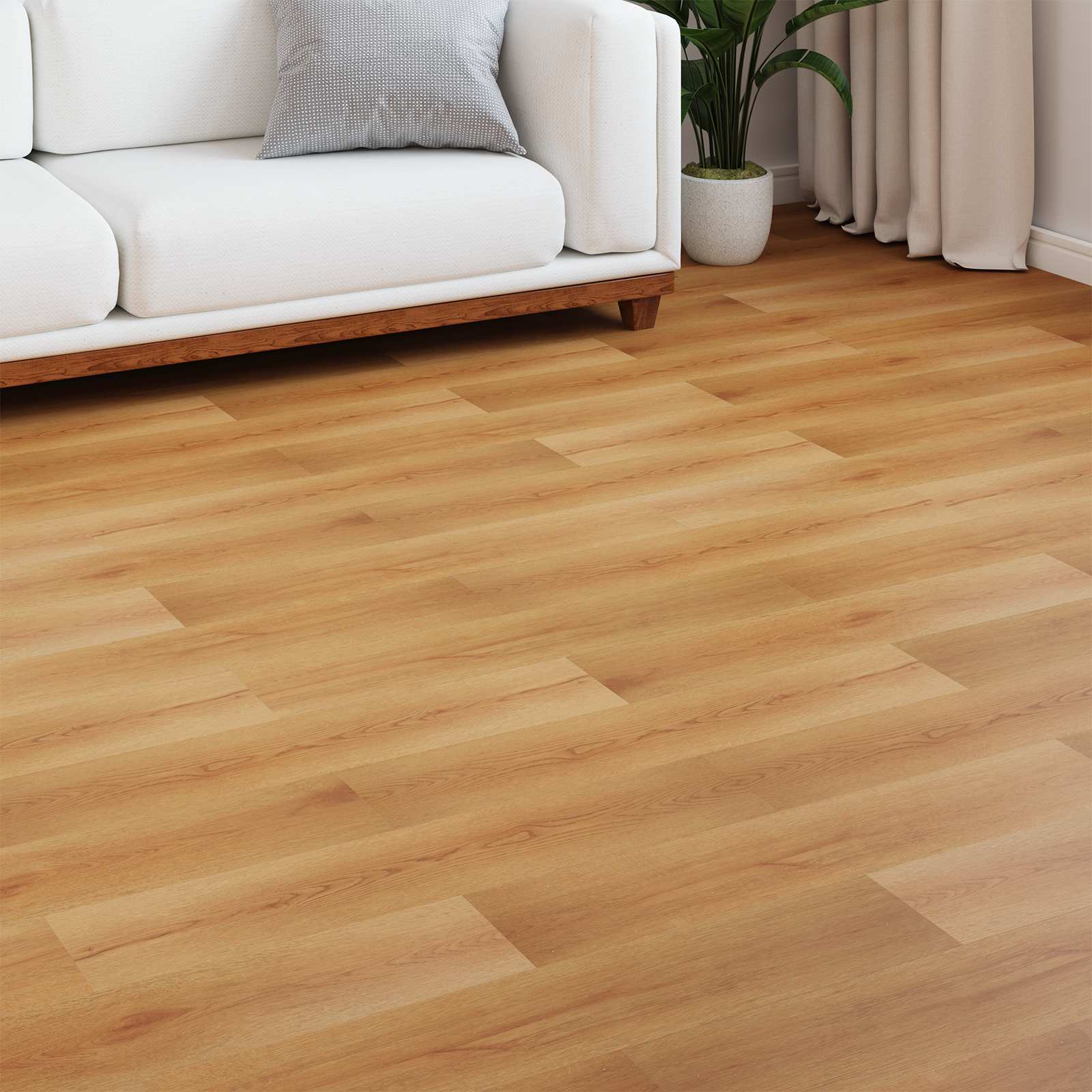 Laminaattilattia 5 Pcs Vaaleanbeige 101 X 20 X 0,8 Cm