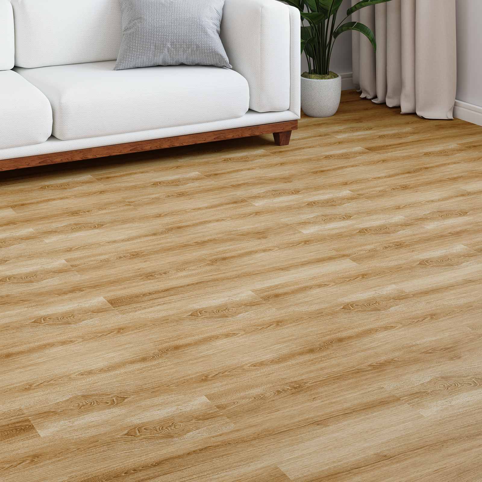Laminaattilattia 5 Pcs Rustinen Ruskea 101 X 20 X 0,8 Cm