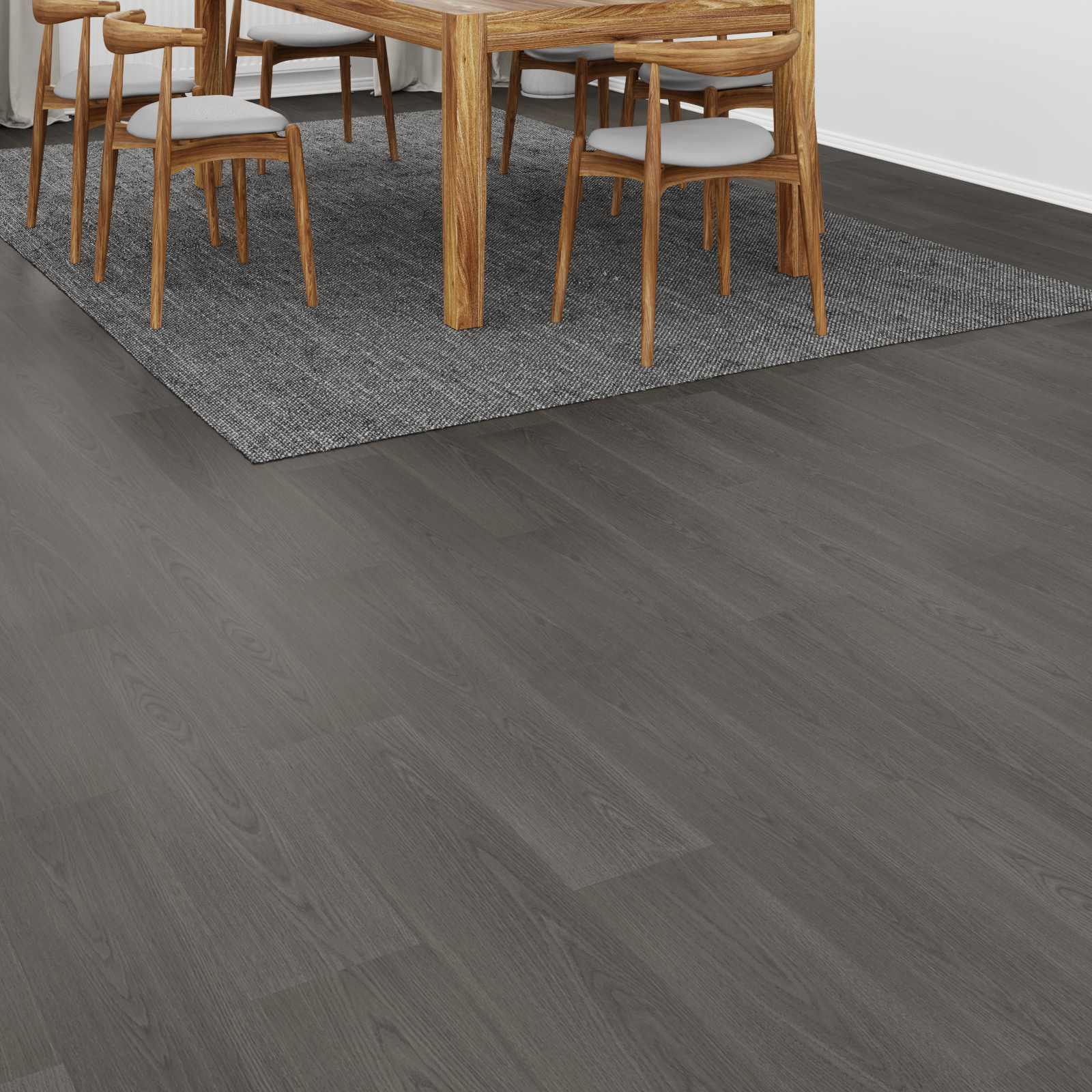 Laminaattilattia 15 Pcs Lämmin Harmaa 101 X 20 X 0,8 Cm