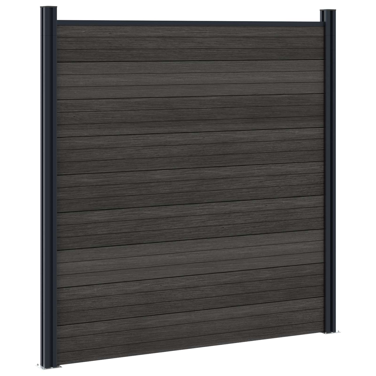 Aidat Setti 8 Pcs 1391 X 186 Cm Wpc Ja Alumiini Musta