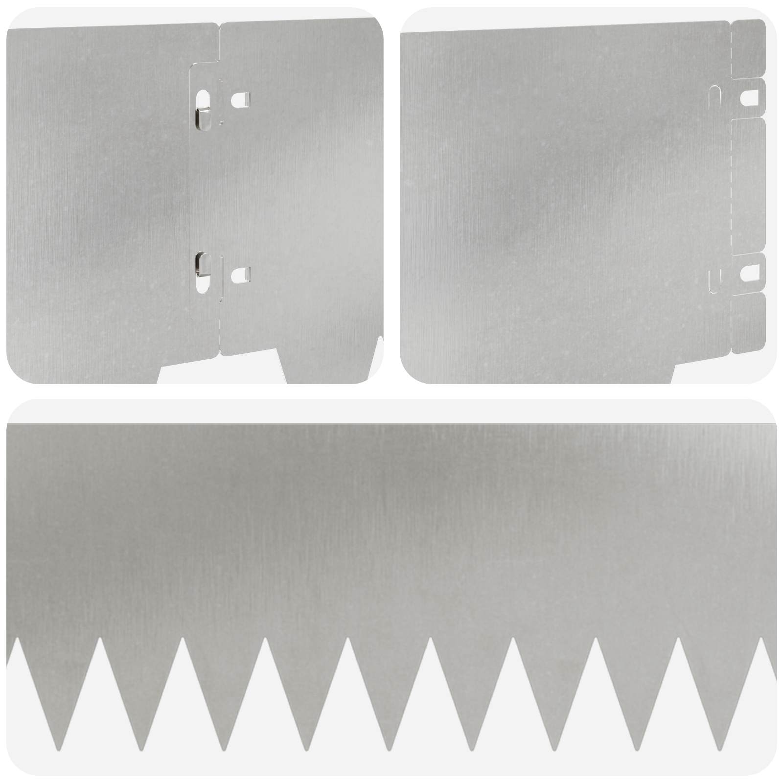 Nurmireunus 20 Pcs 103 X 20 Cm Metalli Hopea