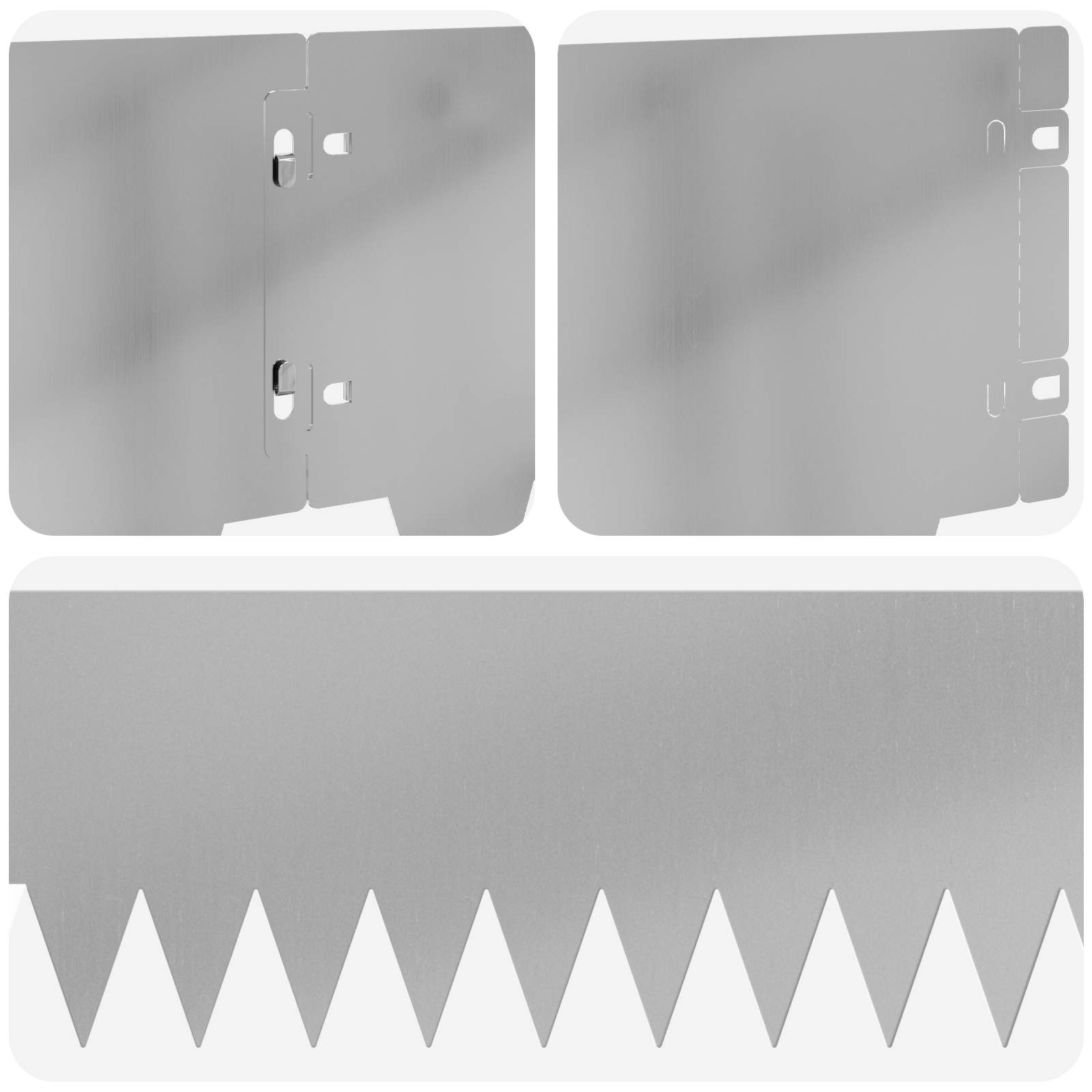 Nurmireunus 30 Pcs 103 X 20 Cm Metalli Hopea