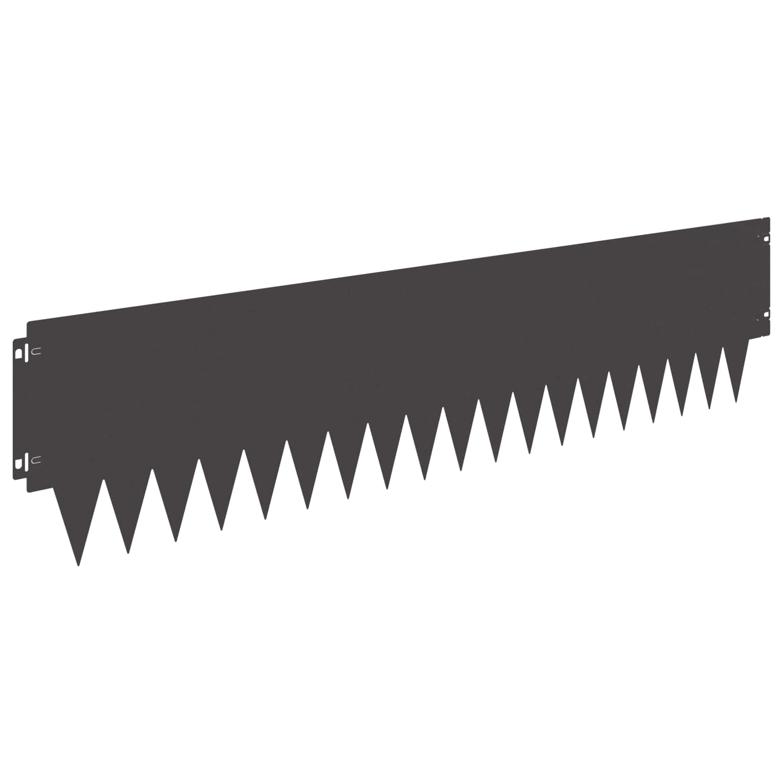 Nurmireunus 20 Pcs 103 X 25 Cm Metalli Musta