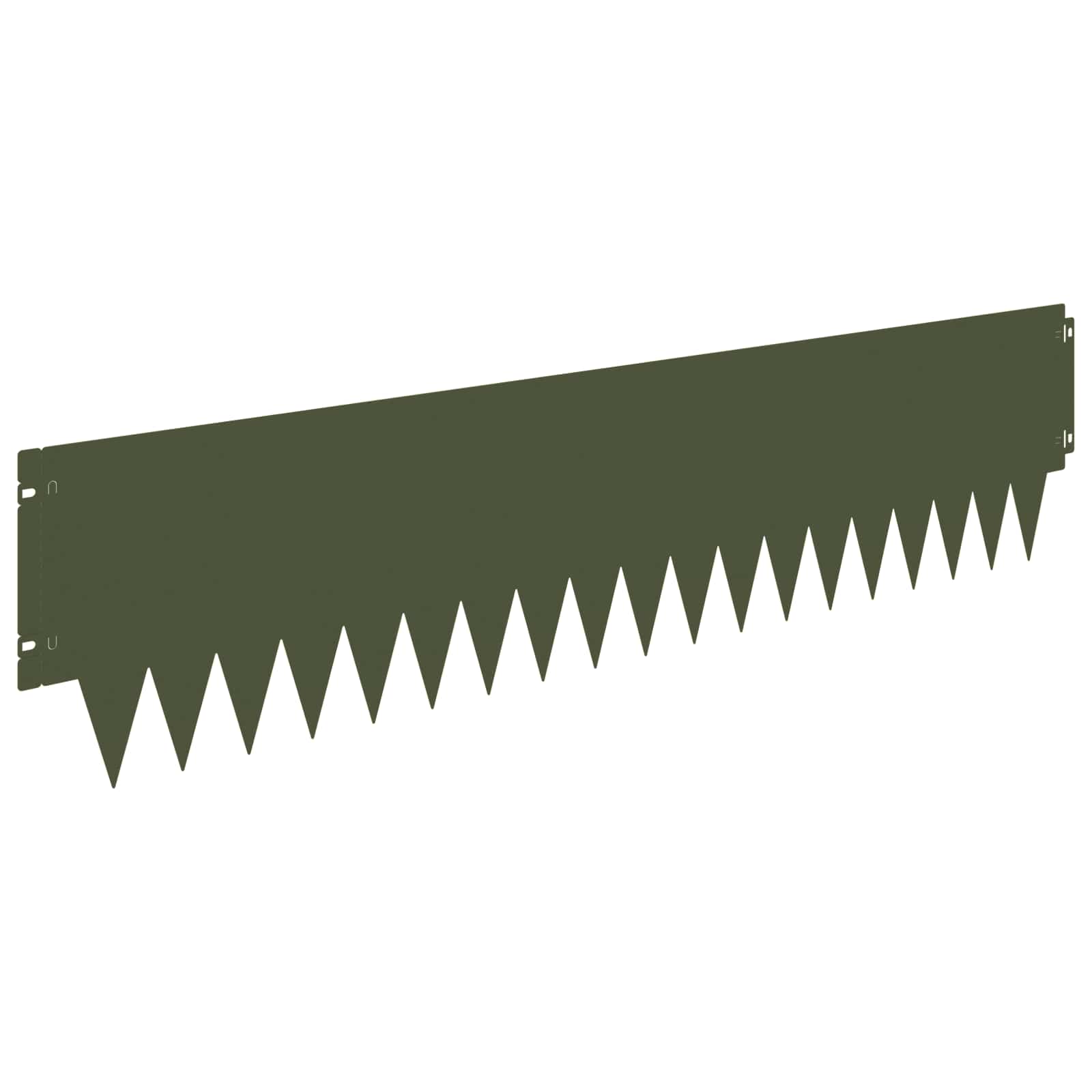 Nurmireunus 10 Pcs 103 X 25 Cm Metalli Oliivinvihreä
