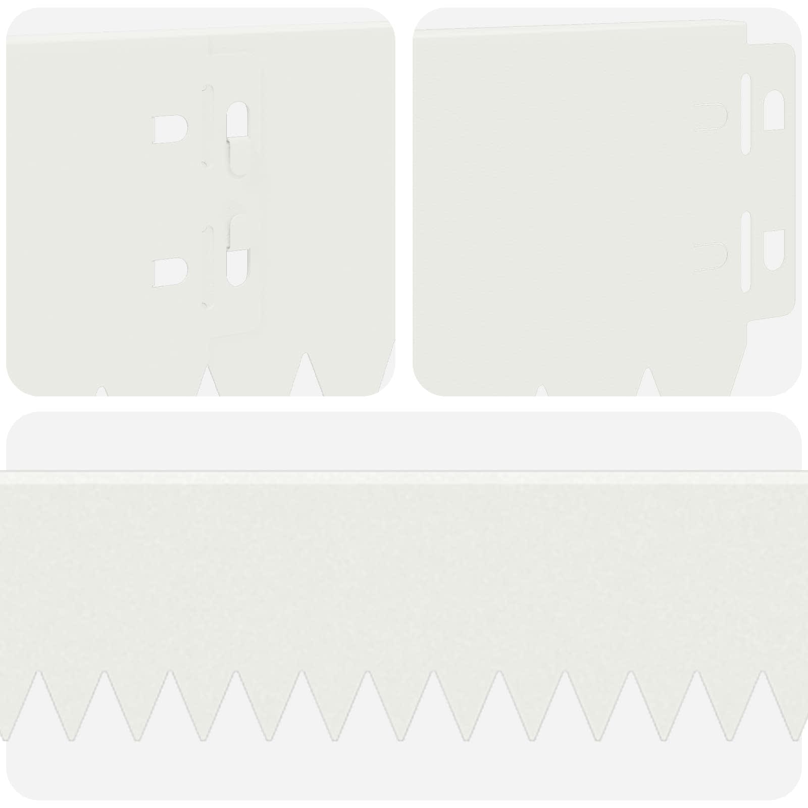 Nurmireunus 10 Pcs 103 X 10 Cm Teräs Valkoinen