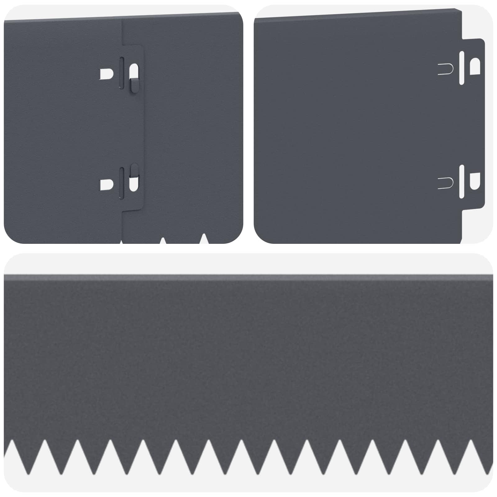 Nurmireunus 30 Pcs 103 X 15 Cm Teräs Antrasiitti