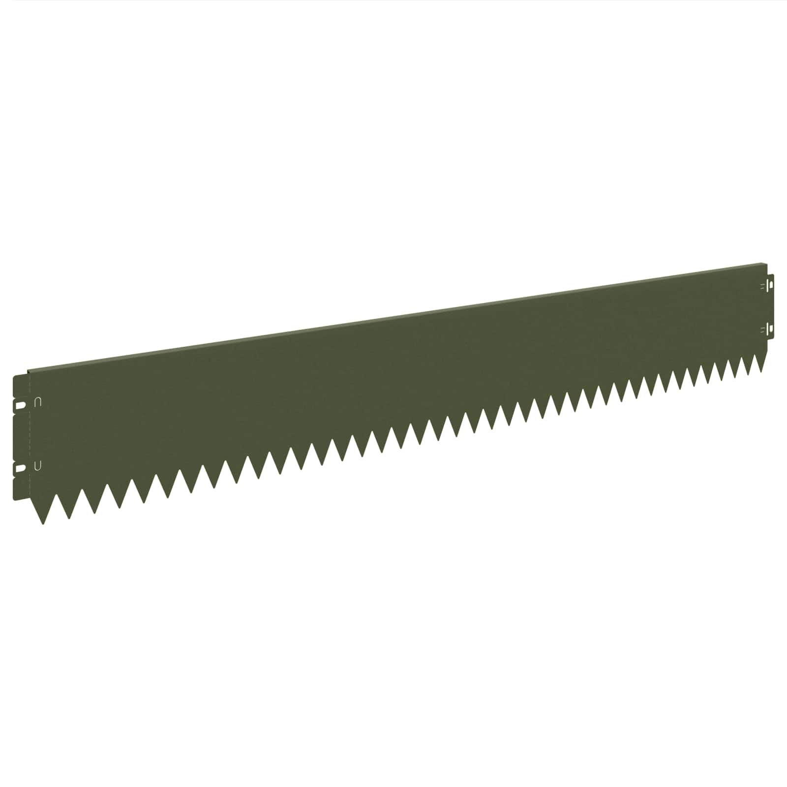 Nurmireunus 10 Pcs 103 X 15 Cm Teräs Oliivinvihreä