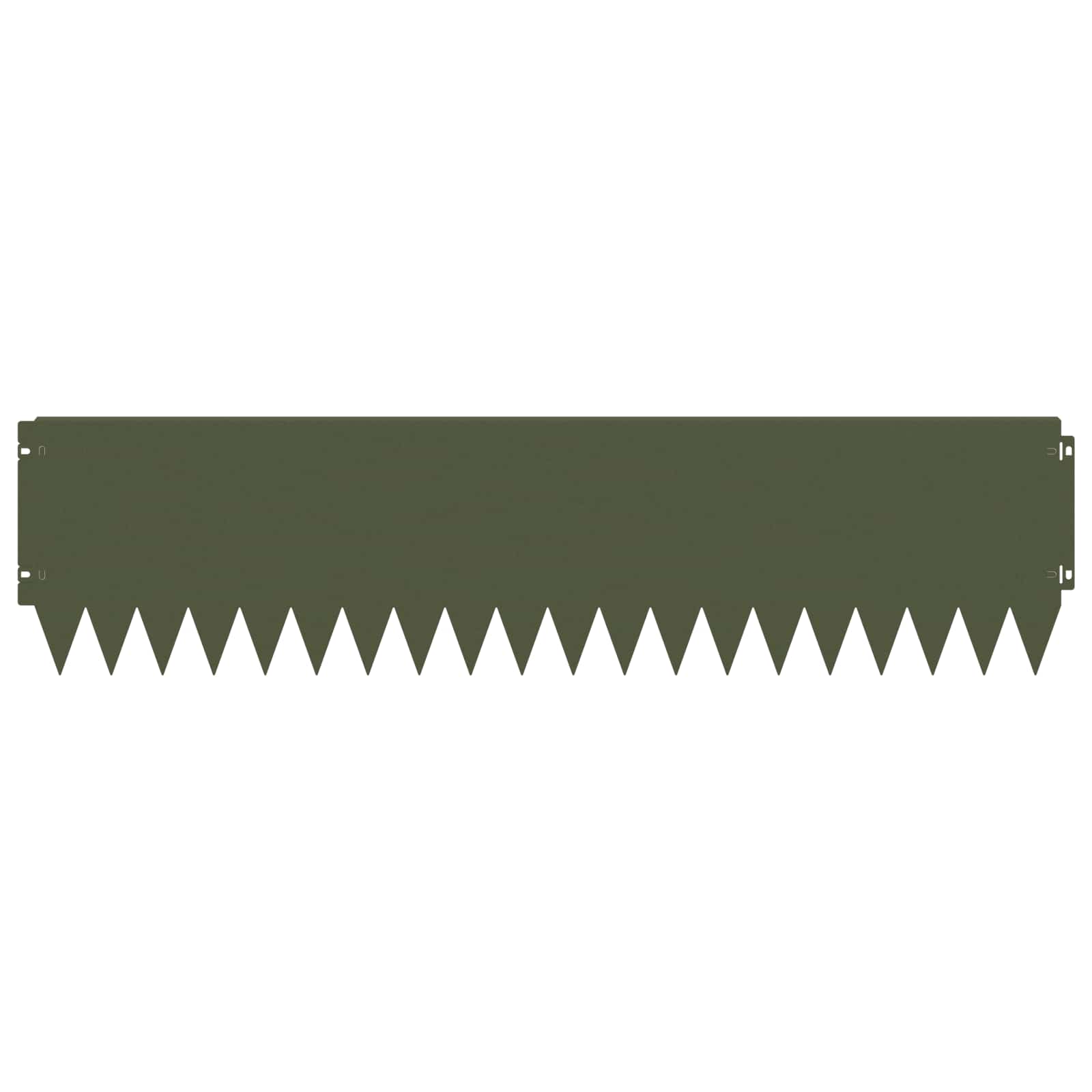 Nurmireunus 20 Pcs 103 X 25 Cm Teräs Oliivinvihreä
