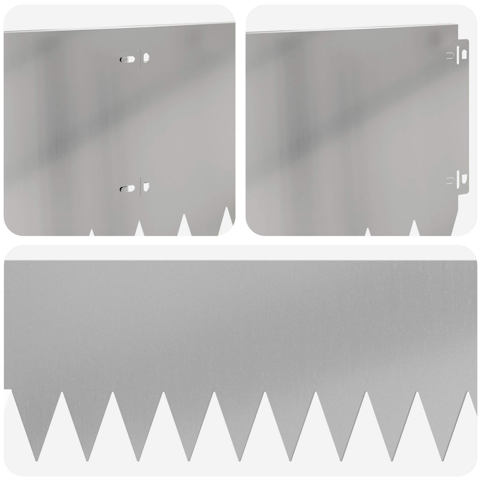 Nurmireunus 10 Pcs 103 X 25 Cm Teräs Hopea