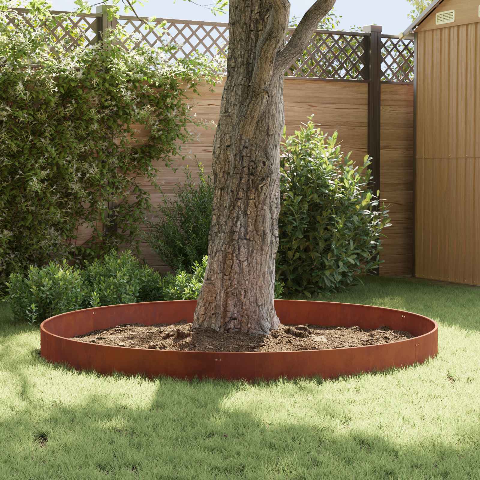 Nurmireunus 20 Pcs 103 X 25 Cm Teräs Ruosteinen